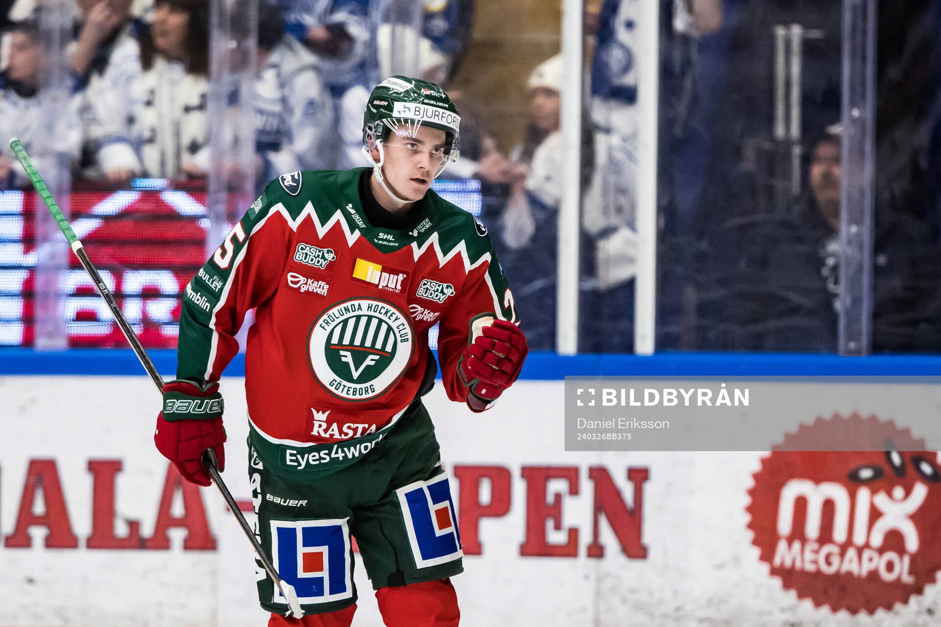 Frölundas Pontus Johansson jublar
