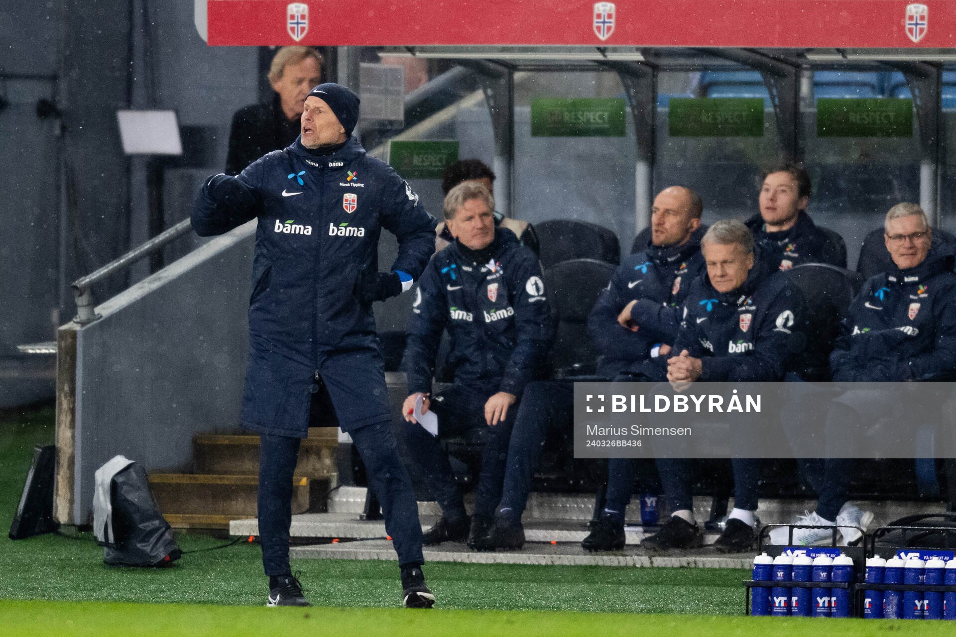 Head coach Ståle Solbakken of Norway