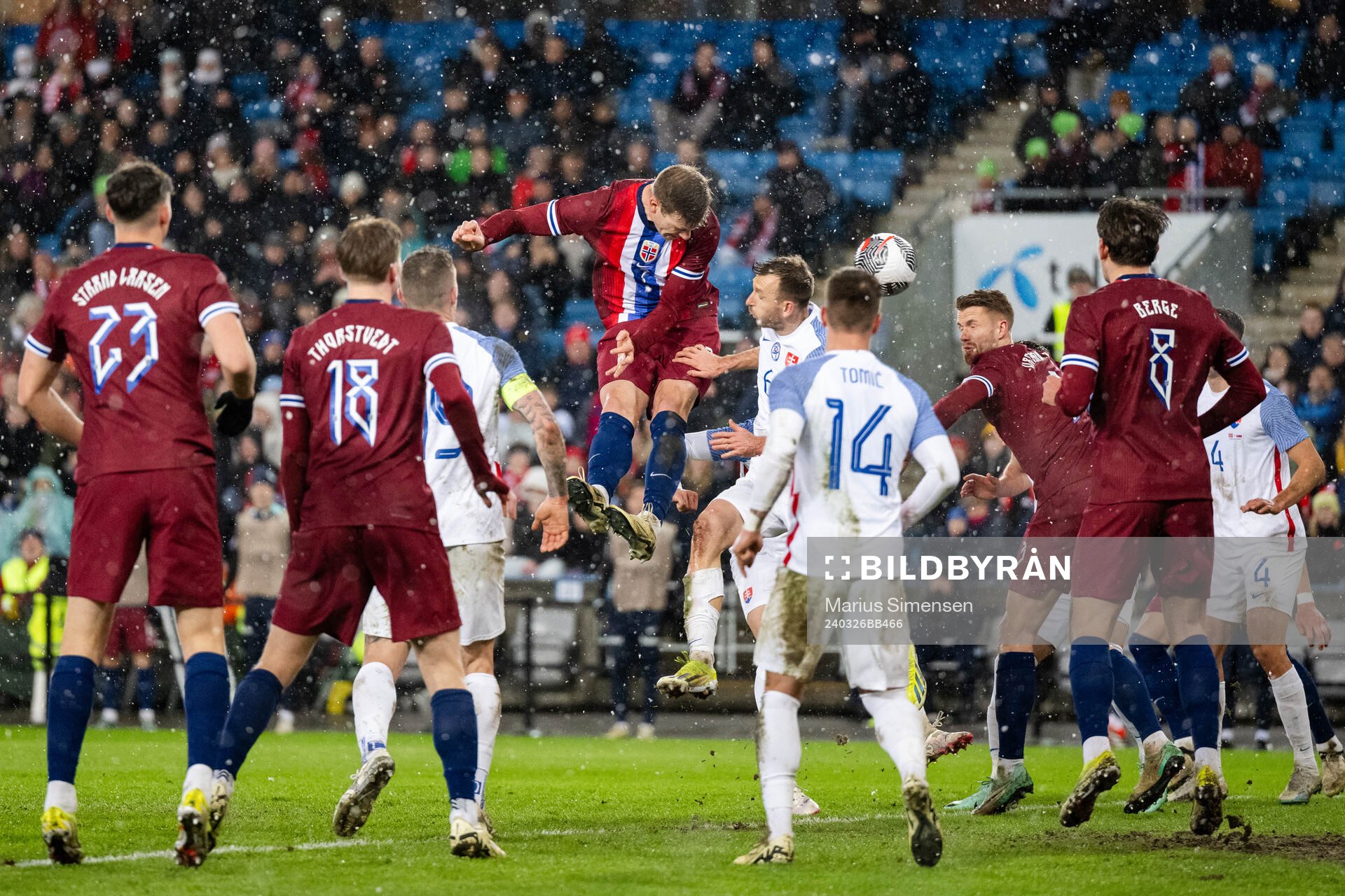 Alexander Sørloth of Norway