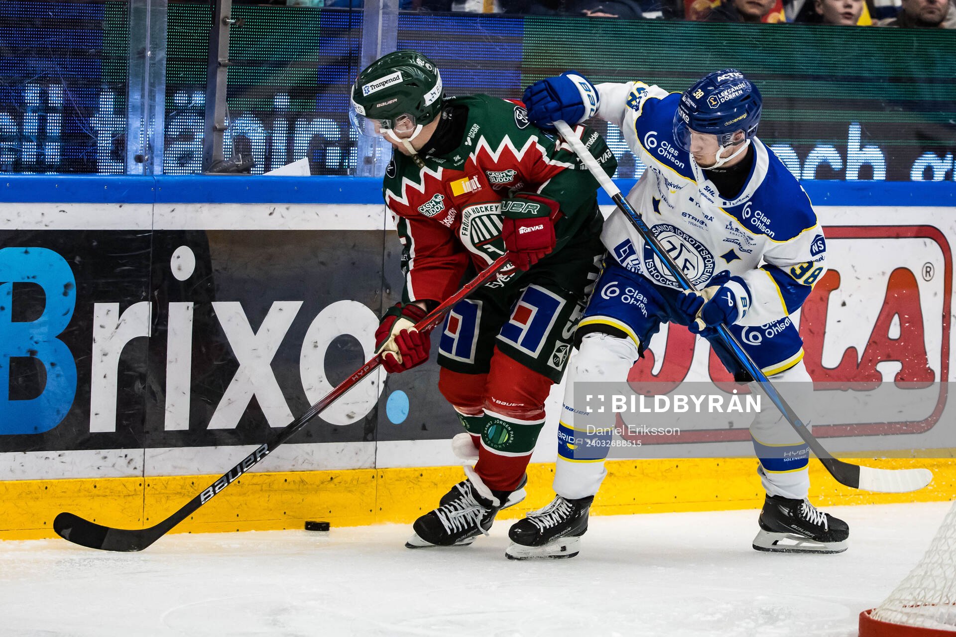 Frölundas Max Friberg och Leksands Olle Alsing