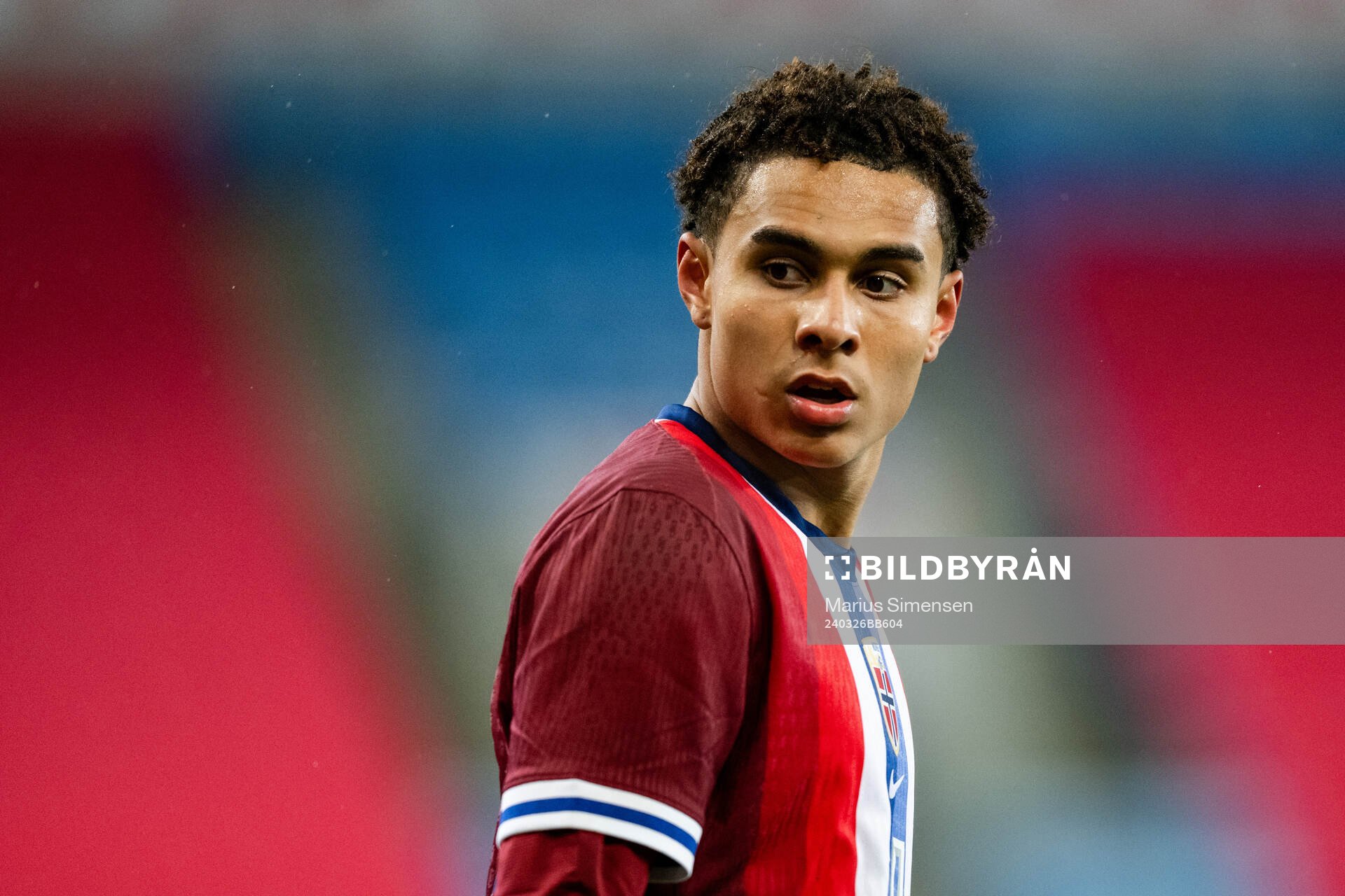 Antonio Nusa of Norway