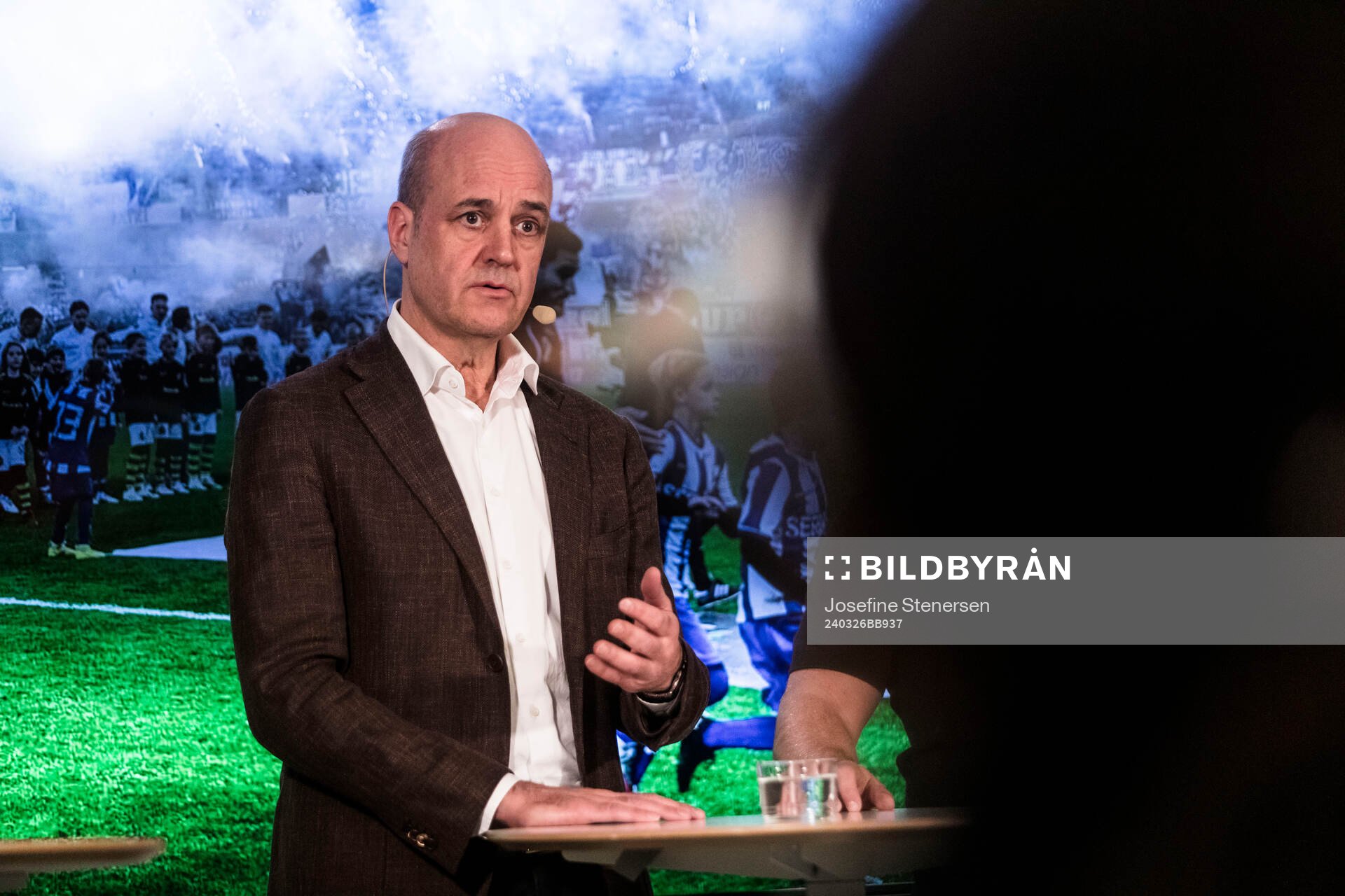 Fredrik Reinfeldt, ordförande i Svenska fotbollförbundet