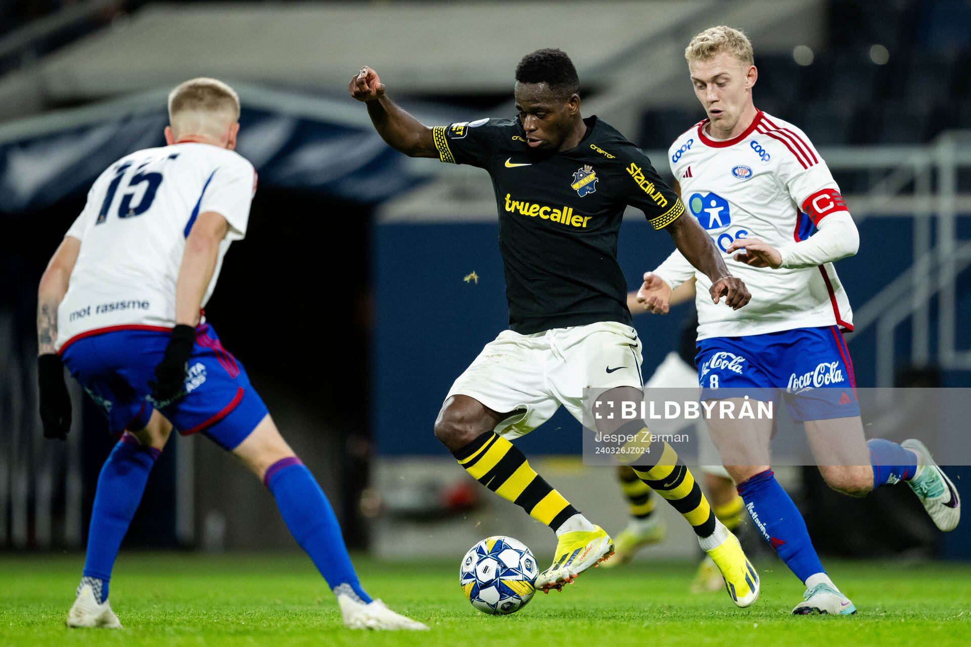 AIKs Ismaila Coulibaly i en kamp mot Vålerengas Elias