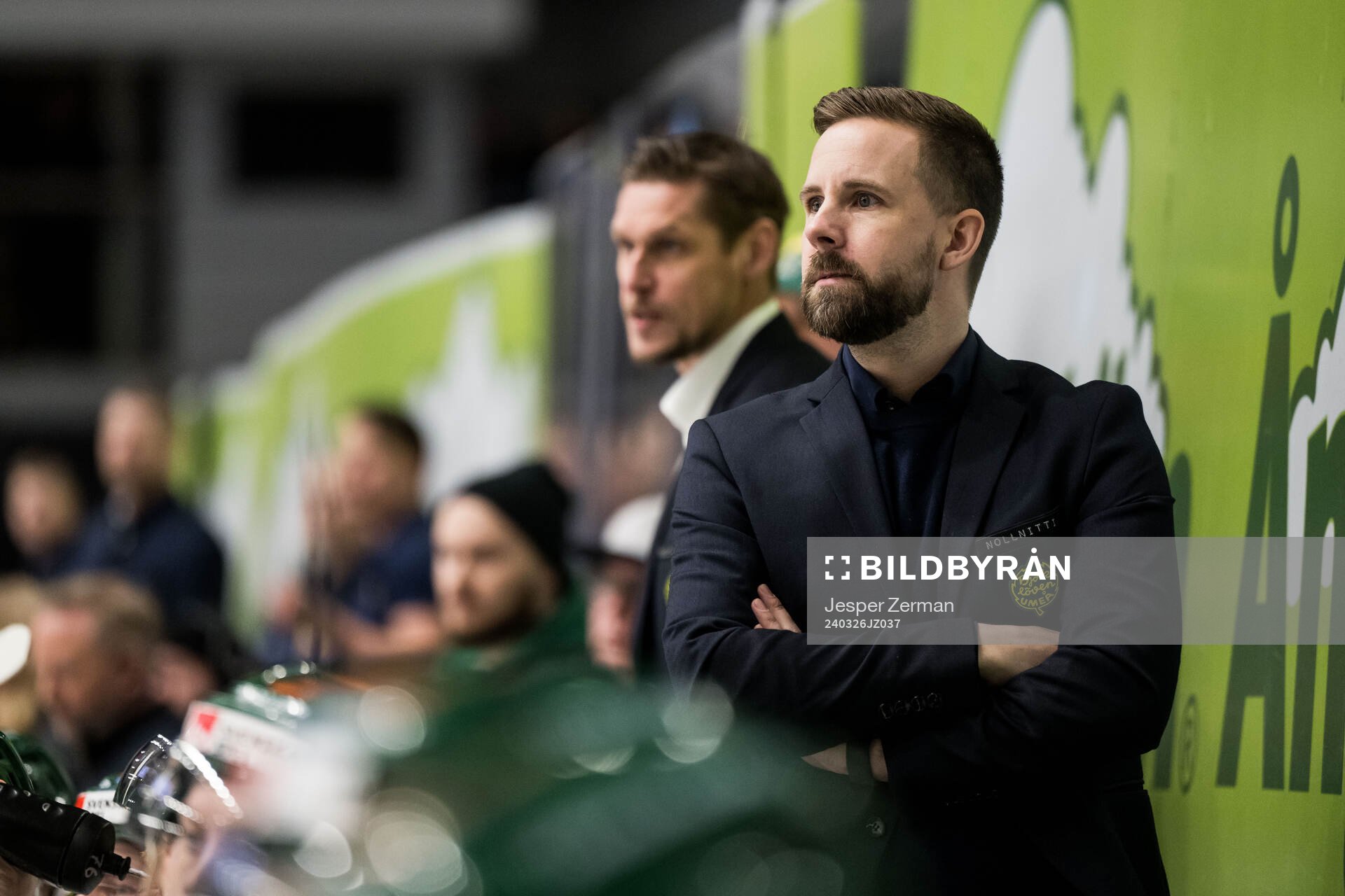Björklövens huvudtränare Viktor Stråhle
