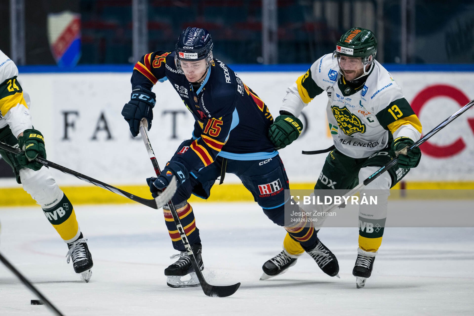 Djurgårdens Frederik Schlyter och Björklövens Fredric