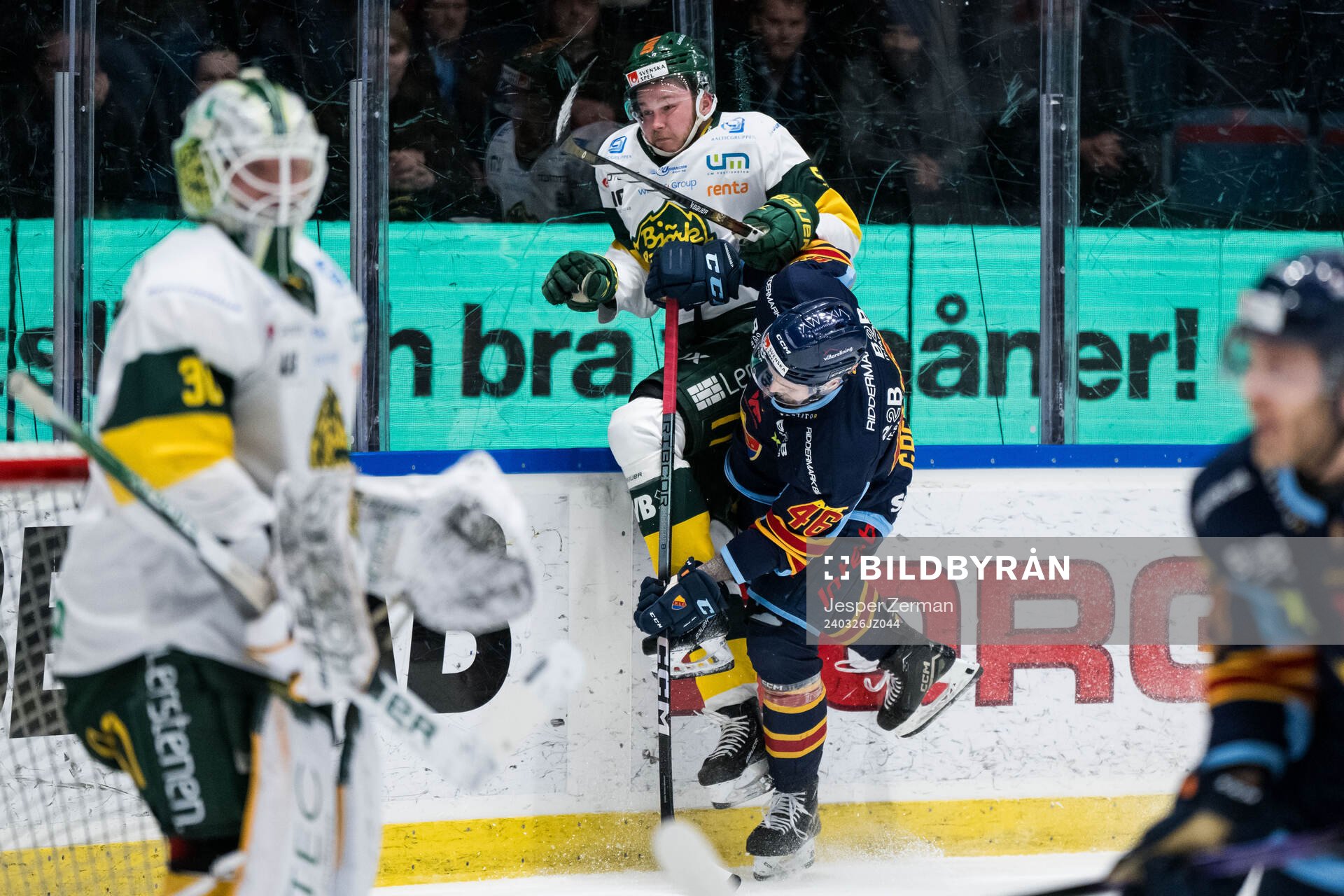 Björklövens Jesper Lindgren och Djurgårdens Albin Grewe