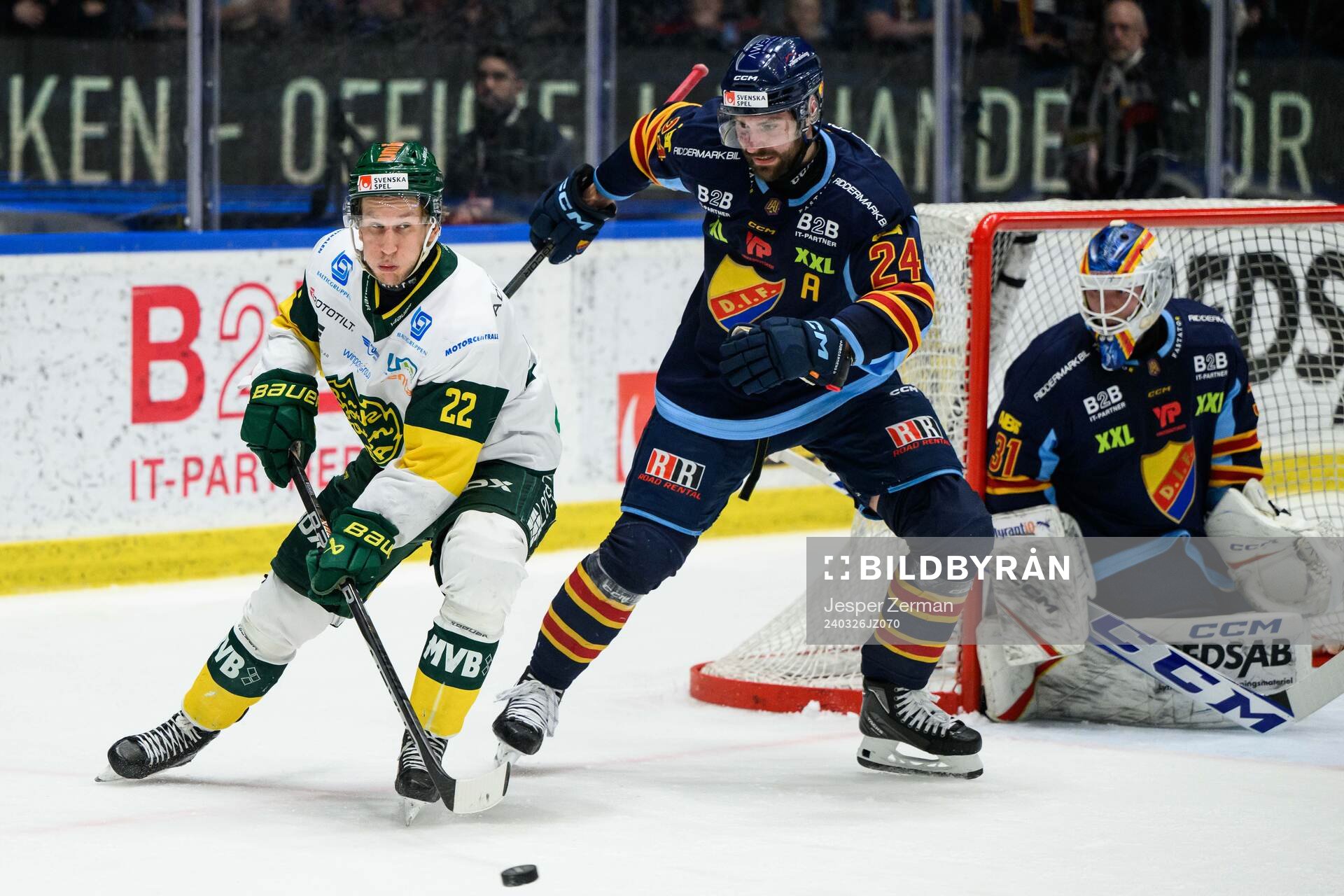 Björklövens Fredric Weigel och Djurgårdens Ludvig