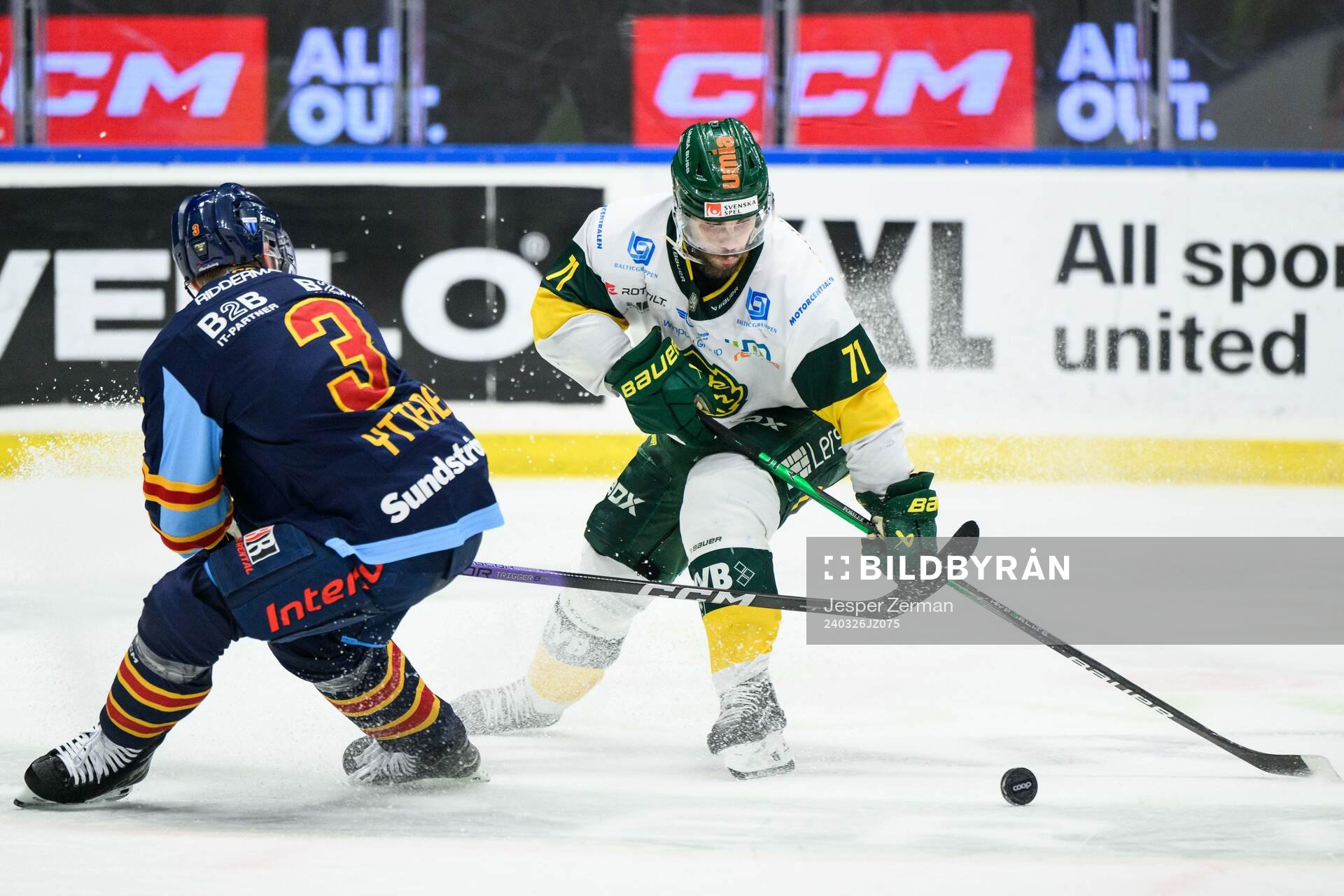 Djurgårdens d3<och Björklövens Gustav Possler