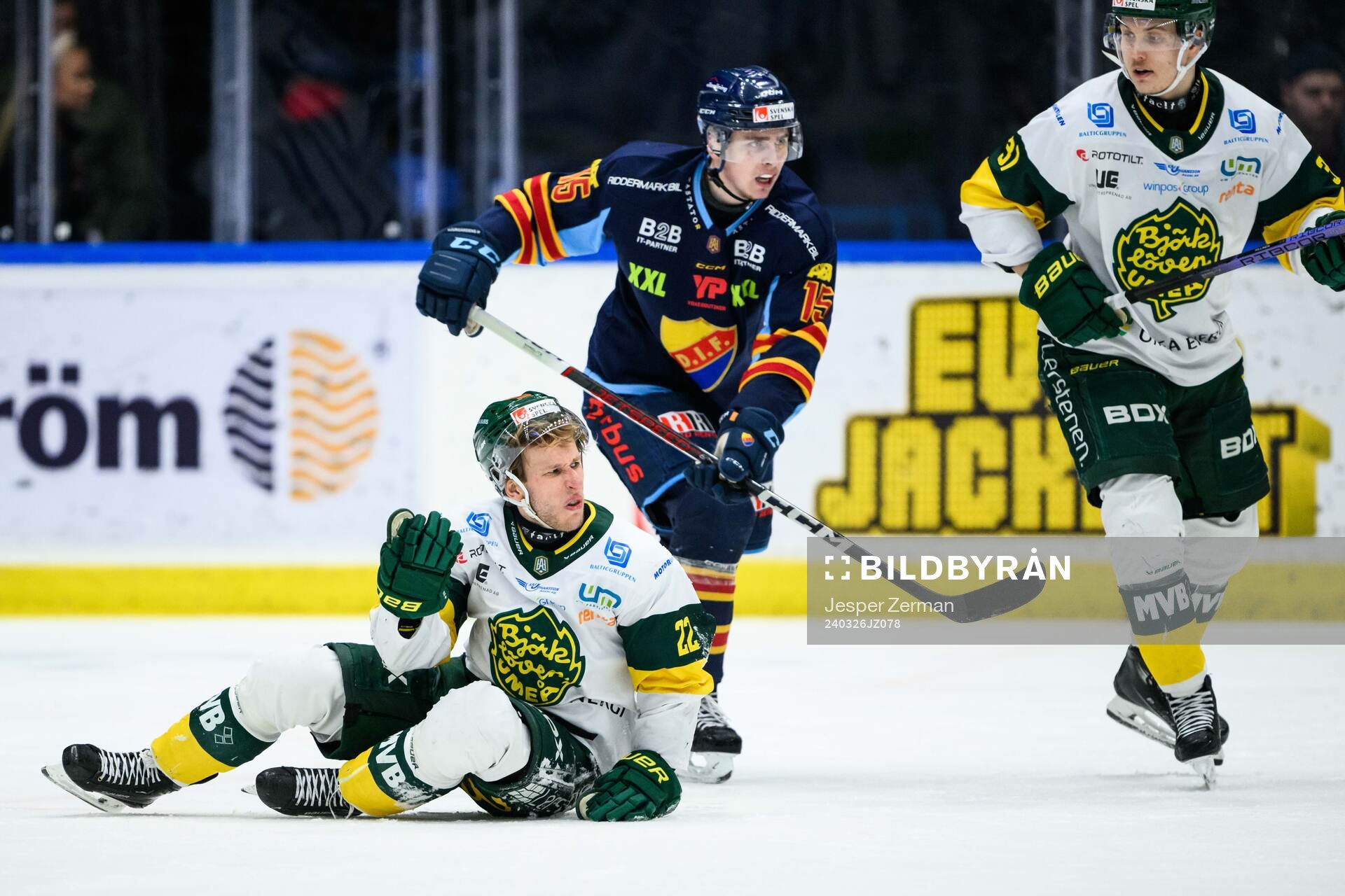 Björklövens Fredric Weigel reagerar