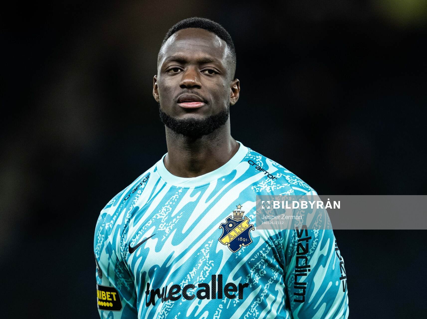 AIKs målvakt Ismael Diawara