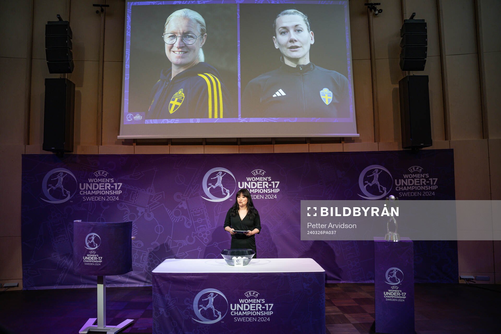 Victoria Sandell and Tess Olofsson, Tournament Ambassadors,