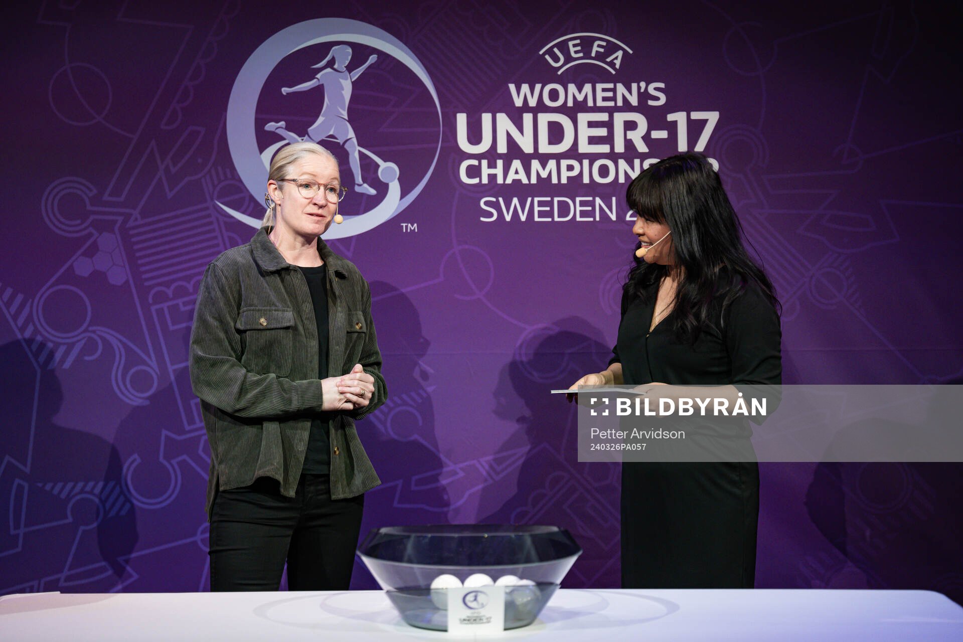 Victoria Sandell, Tournament Ambassador, and Anna Braun