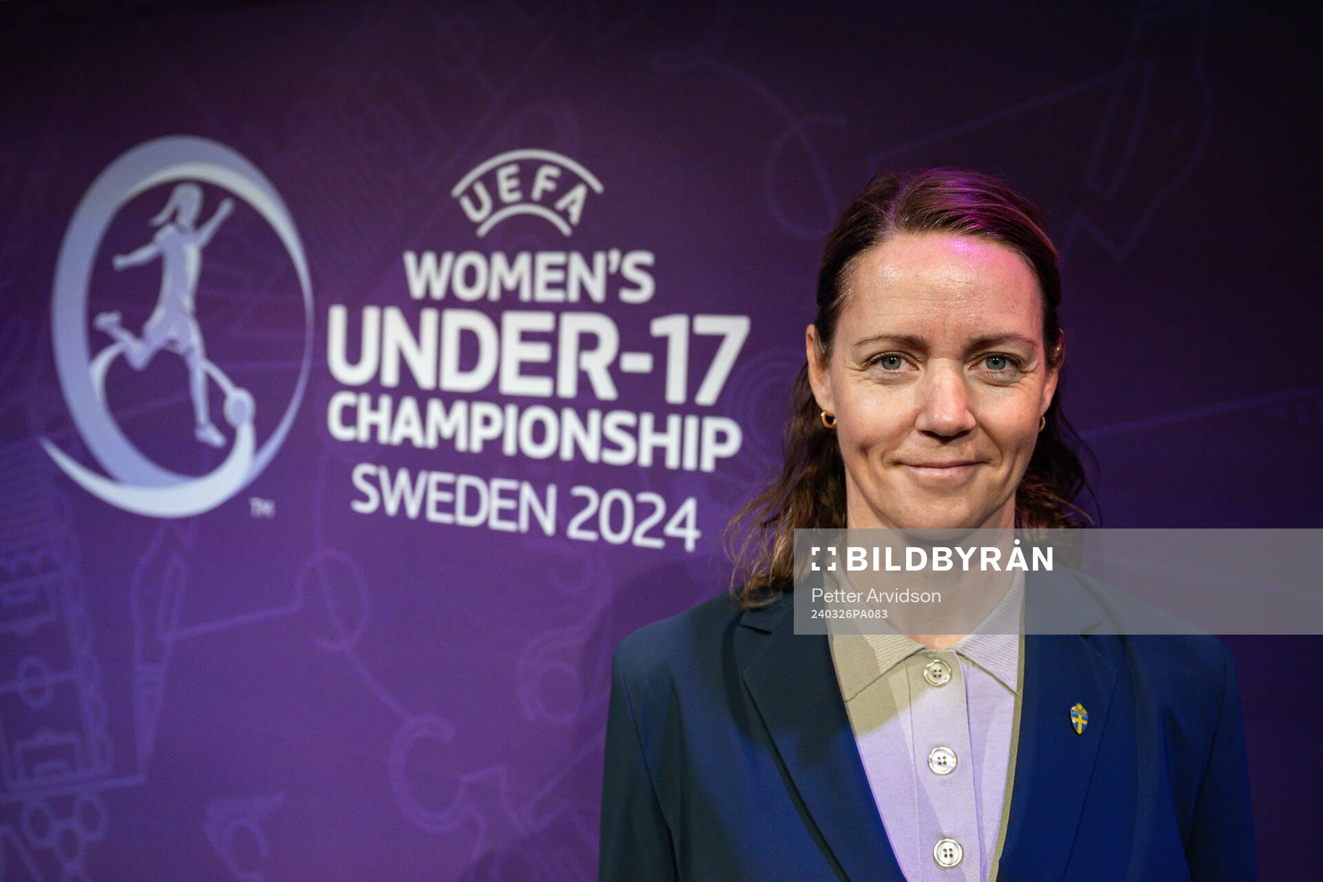 Lovisa Delby, head coach of Sweden