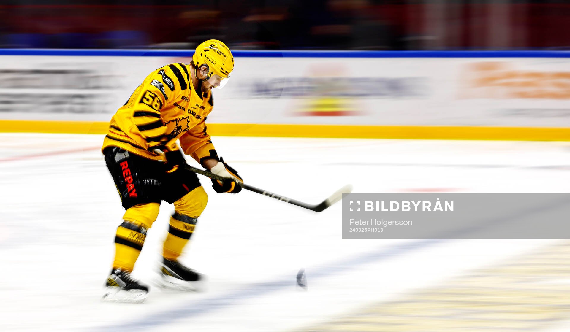 Skellefteås Anton Olsson före kvartsfinal tre i SHL