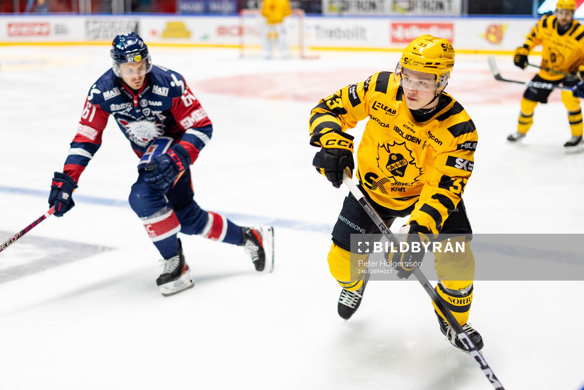 Linköpings Markus Ljungh och Skellefteås Zeb Forsfjäll