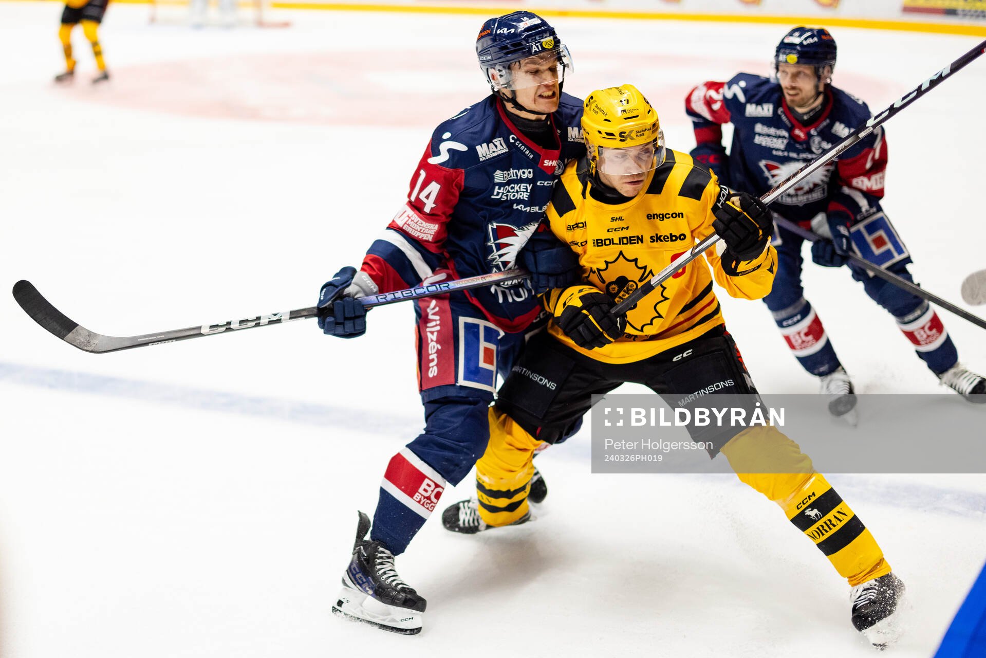 Linköpings Arvid Costmar och Skellefteås Pär Lindholm