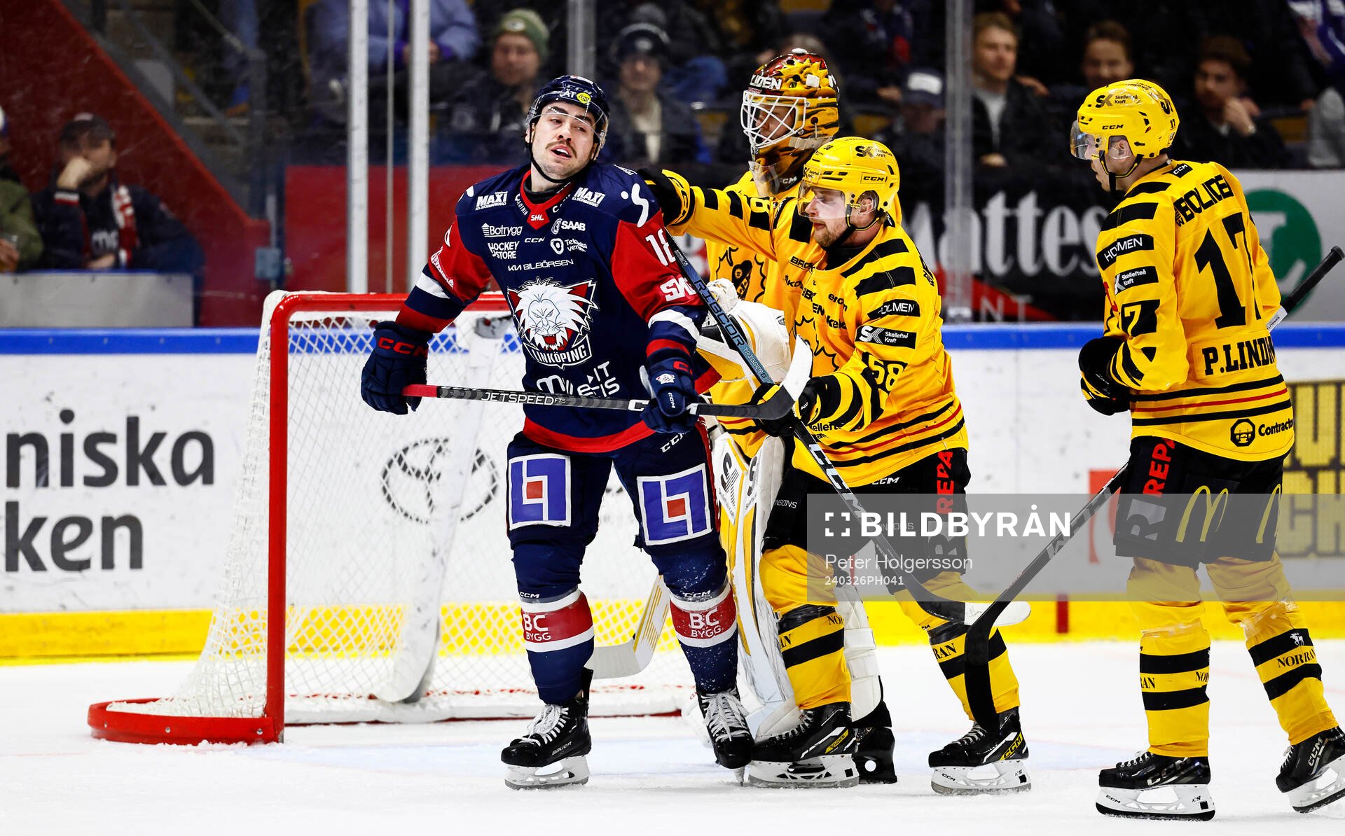 Linköpings Remi Elie och Skellefteås Oskar Nilsson