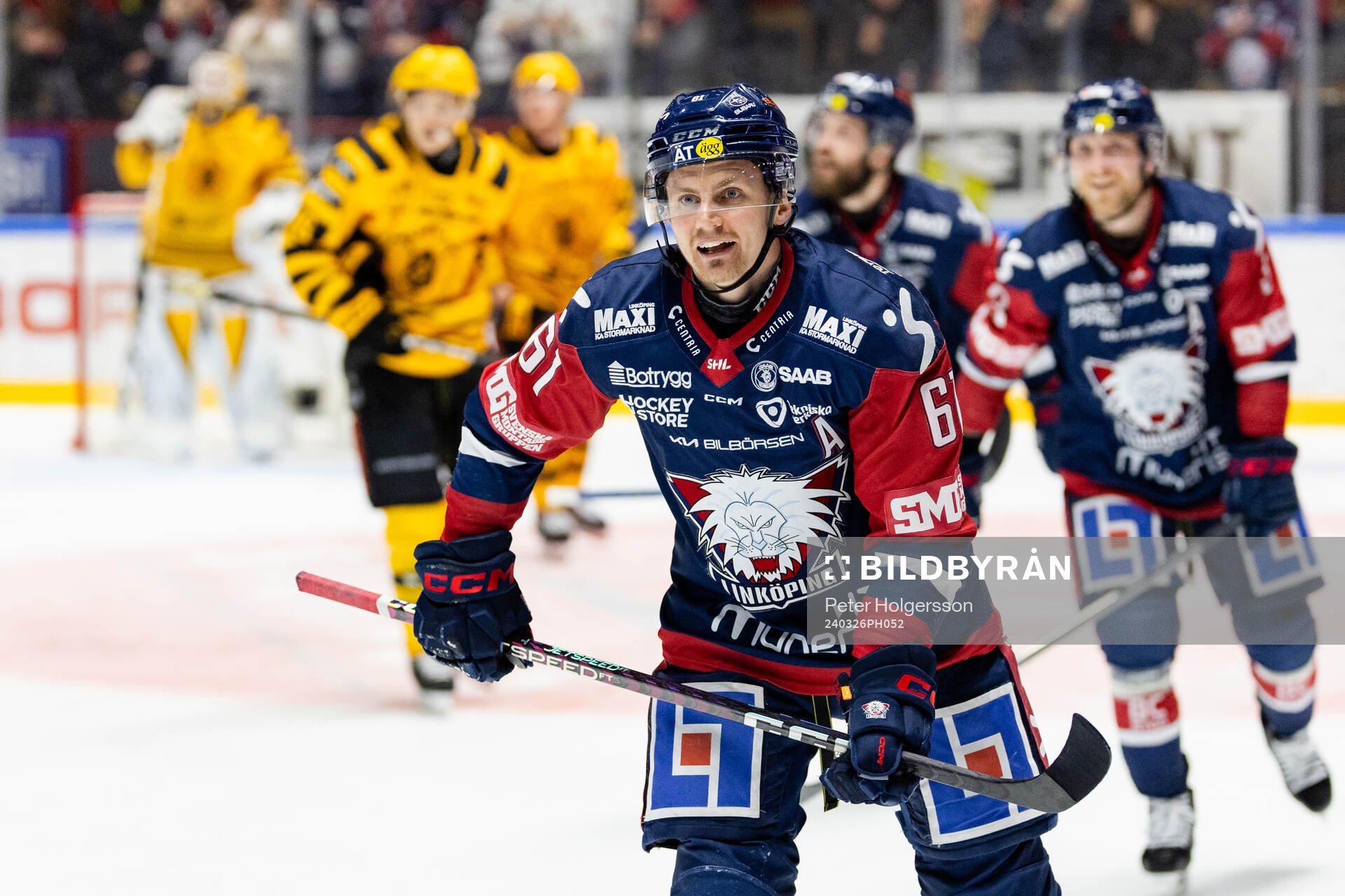 Linköpings Markus Ljungh jublar