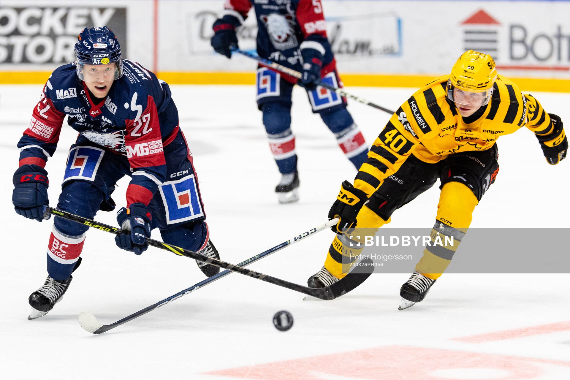 Linköpings Vilmos Gallo och Skellefteås Anton Heikkinen