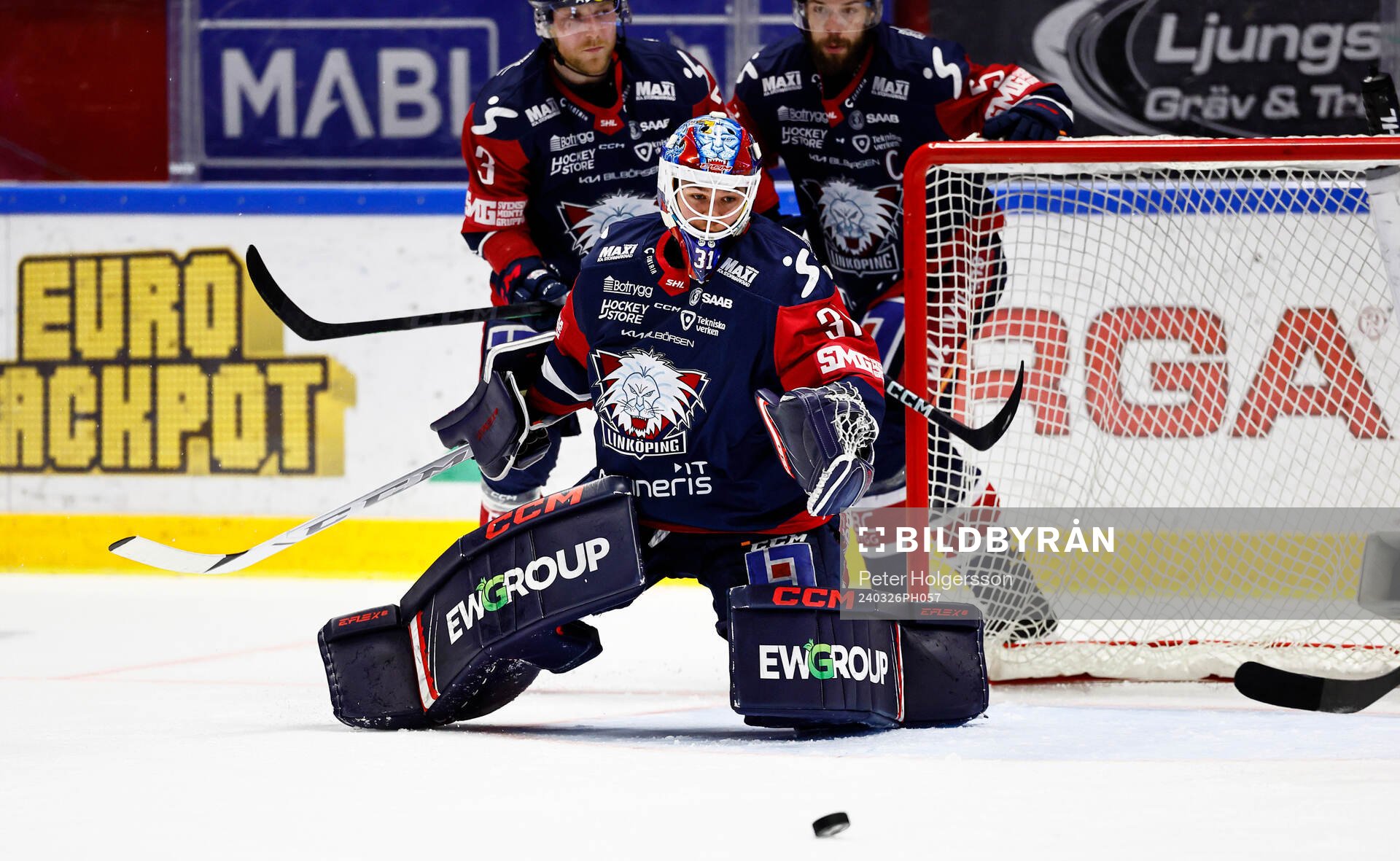 Linköpings målvakt Jesper Myrenberg