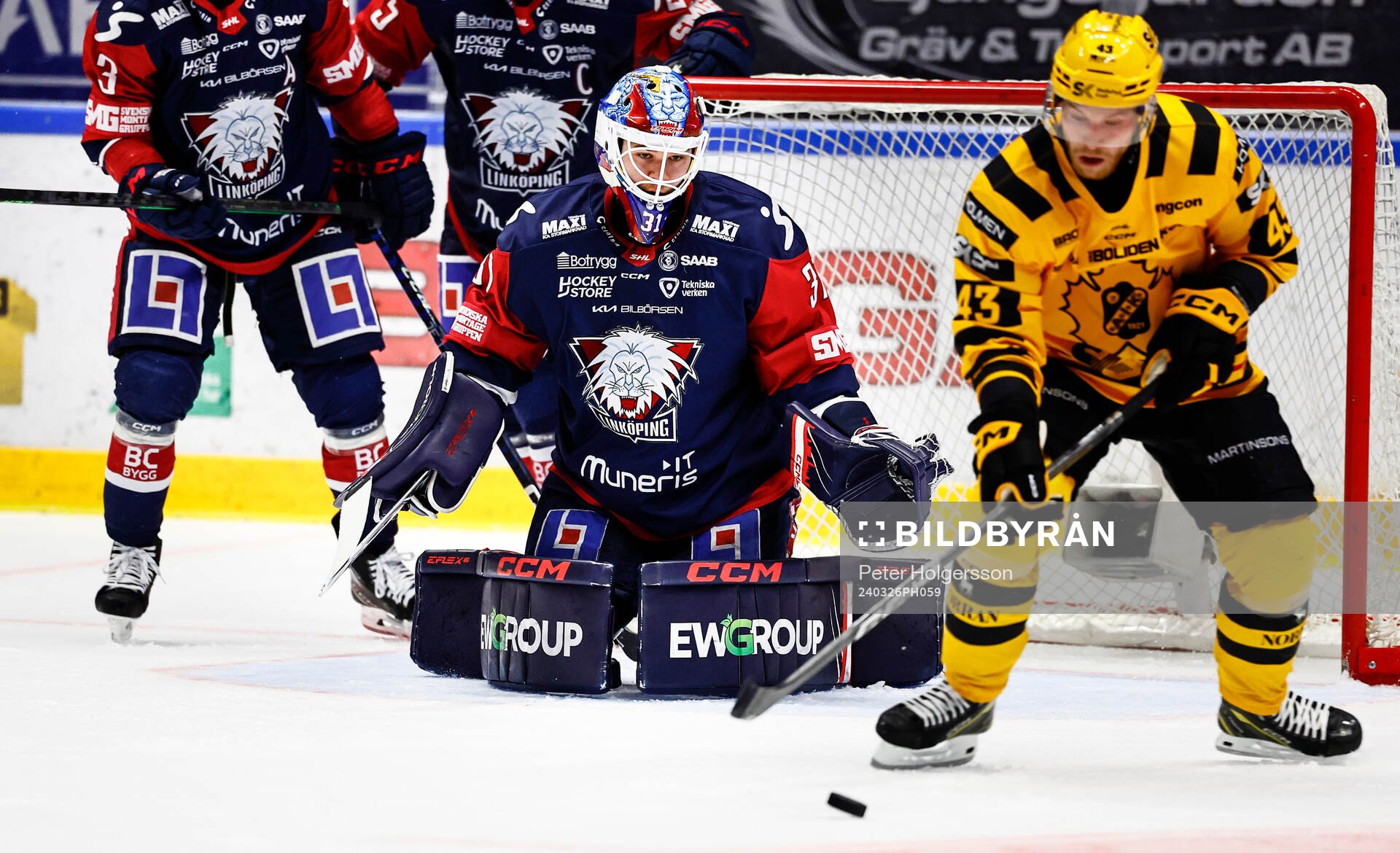 Linköpings målvakt Jesper Myrenberg