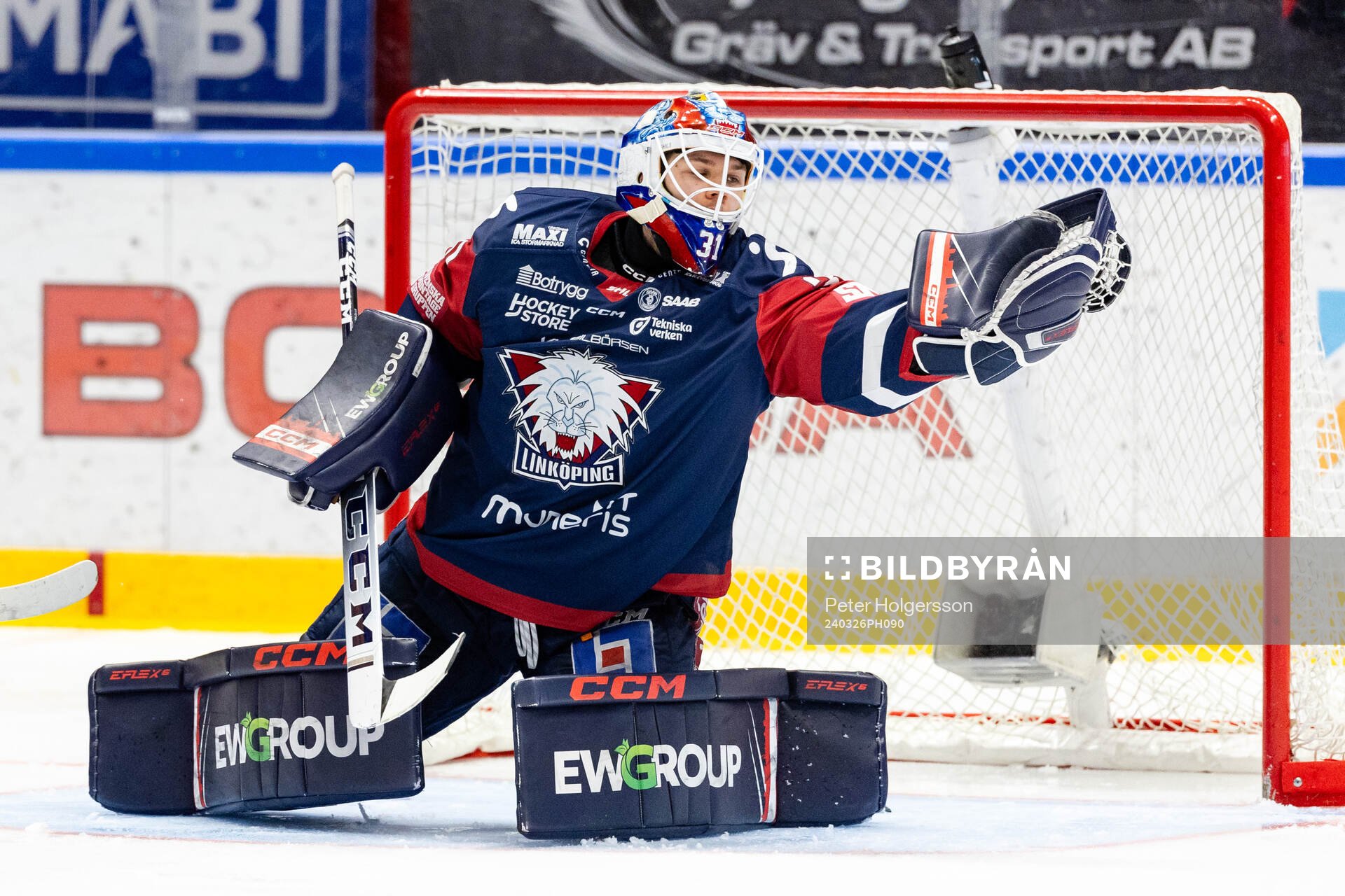 Linköpings målvakt Jesper Myrenberg
