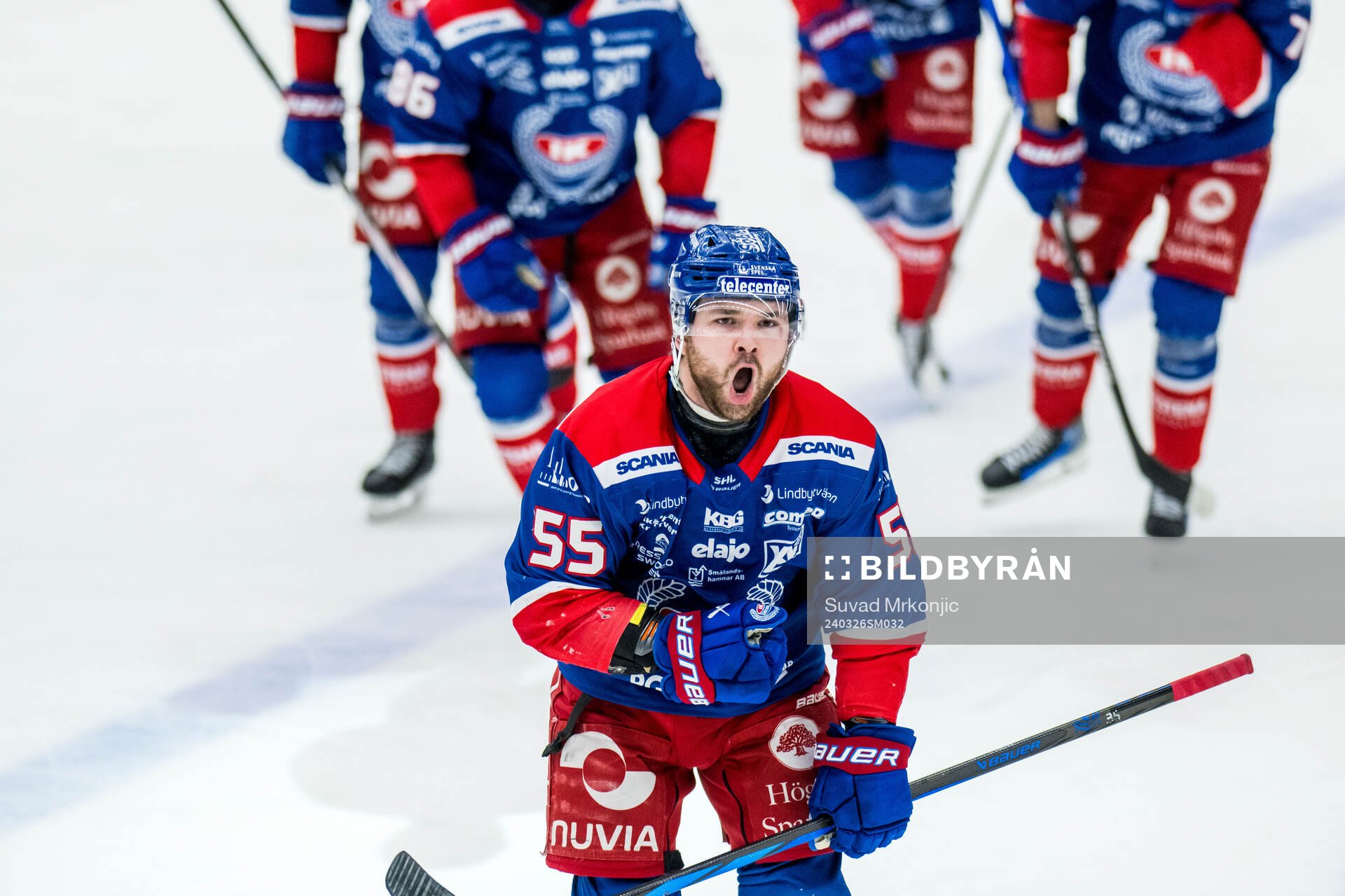 Oskarshamns David Quenneville jublar