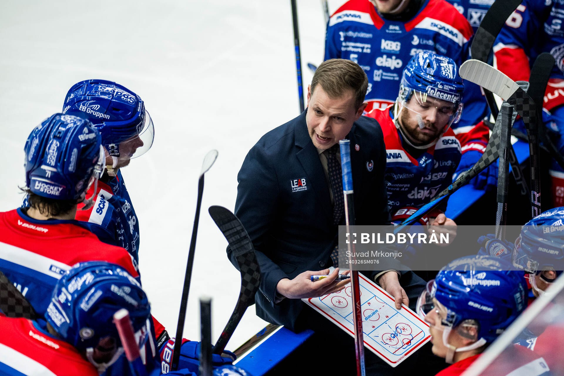 Oskarshamns tränare Martin Filander