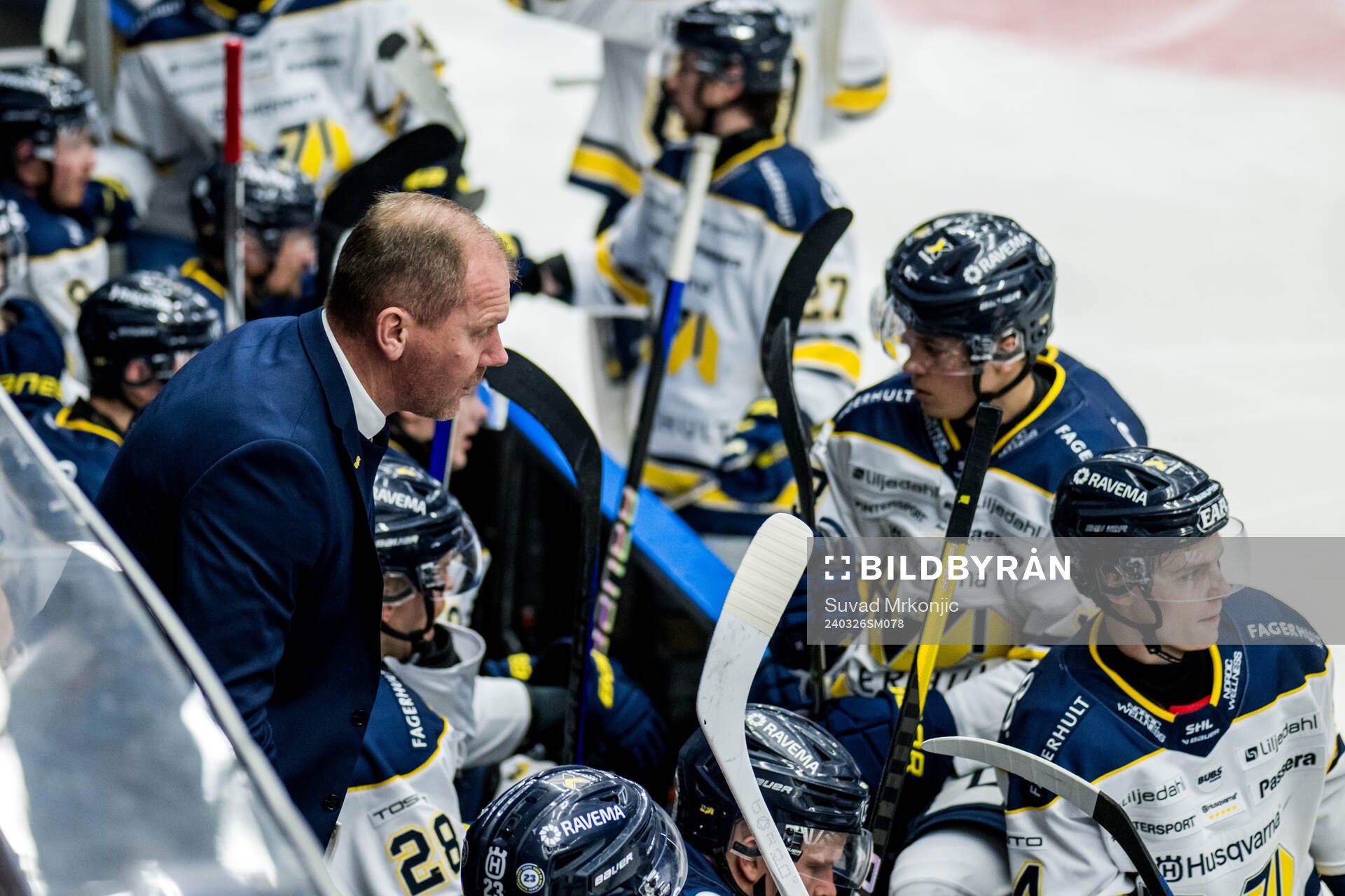 HV71s huvudtränare Johan Lindbom