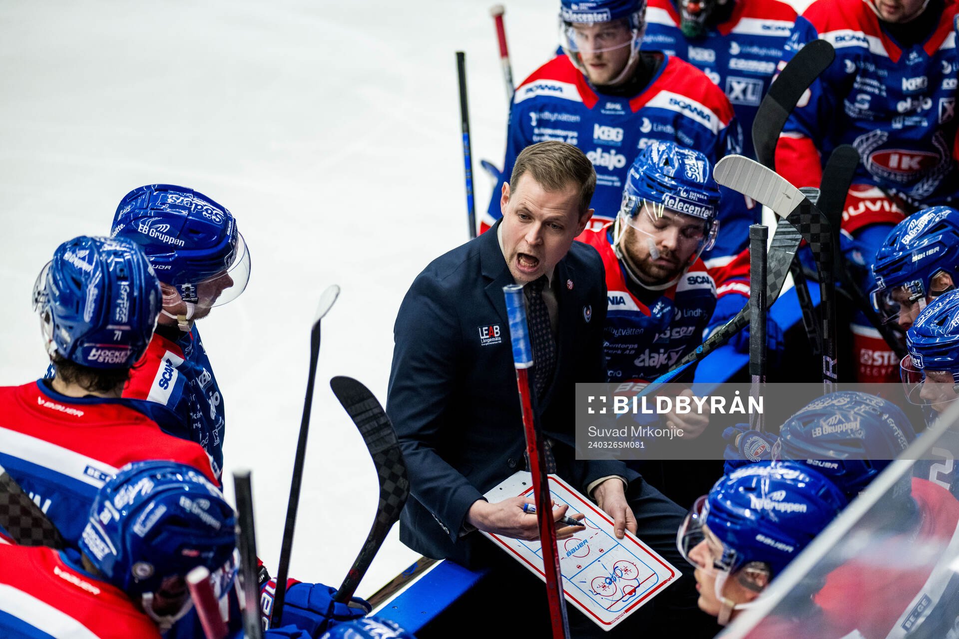 Oskarshamns tränare Martin Filander