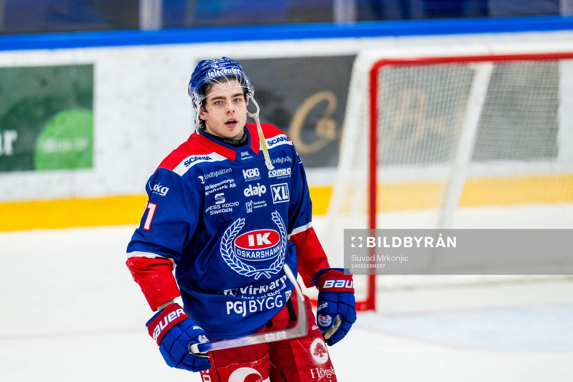 Oskarshamns Viktor Lodin jublar