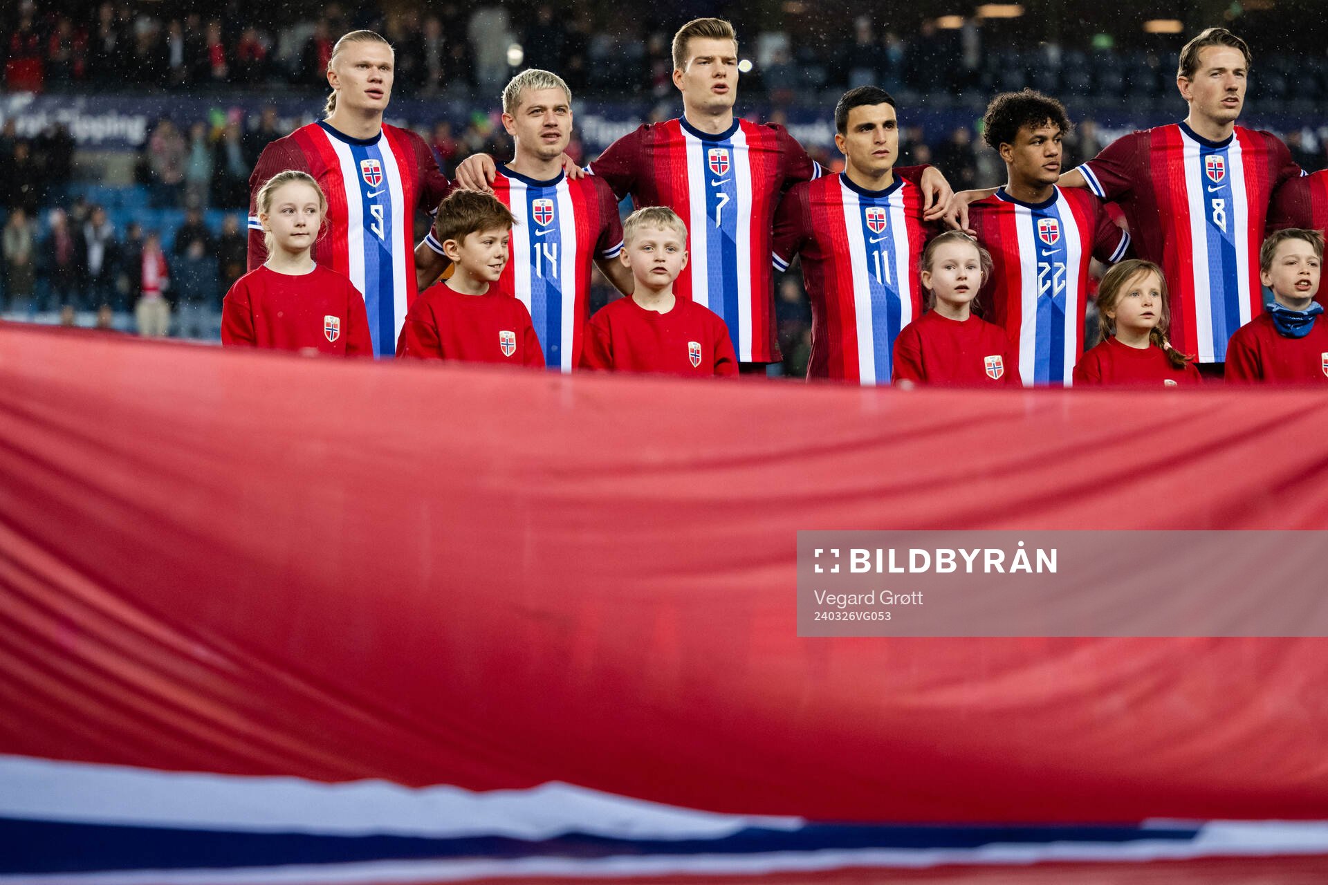 Erling Braut Haaland, Julian Ryerson , Alexander Sørloth ,