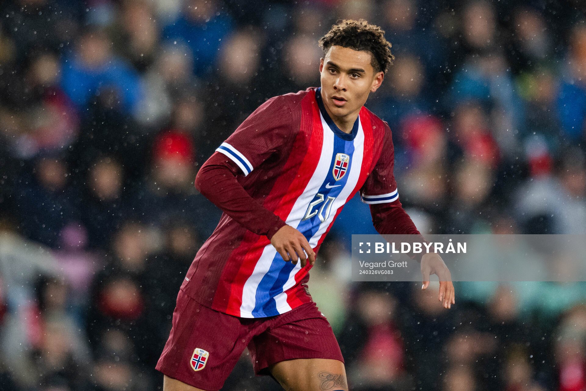 Antonio Nusa of Norway