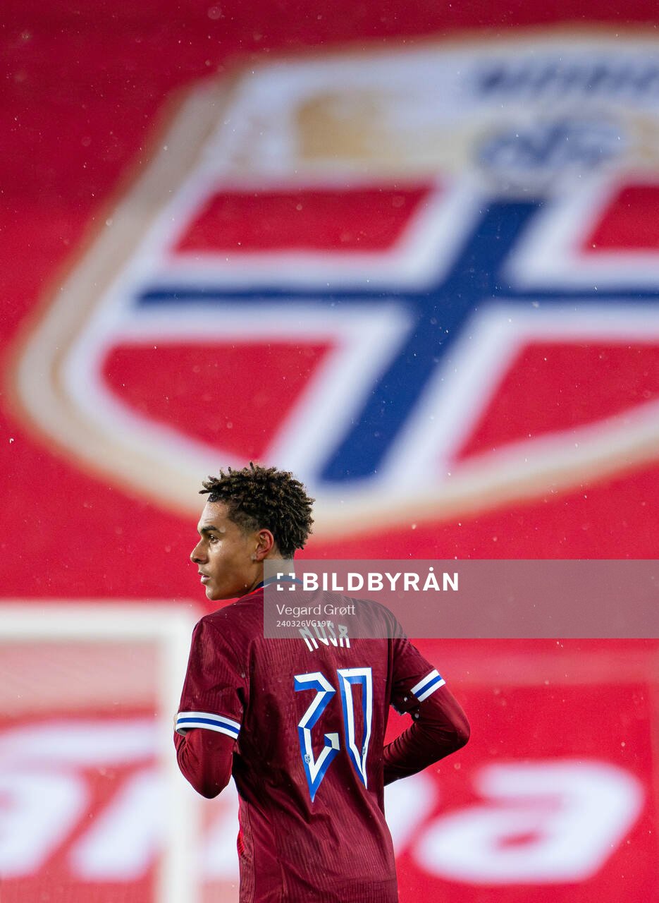 Antonio Nusa of Norway