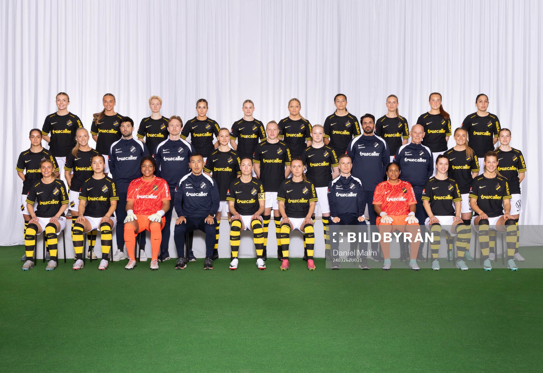 AIK poserar för en lagbild