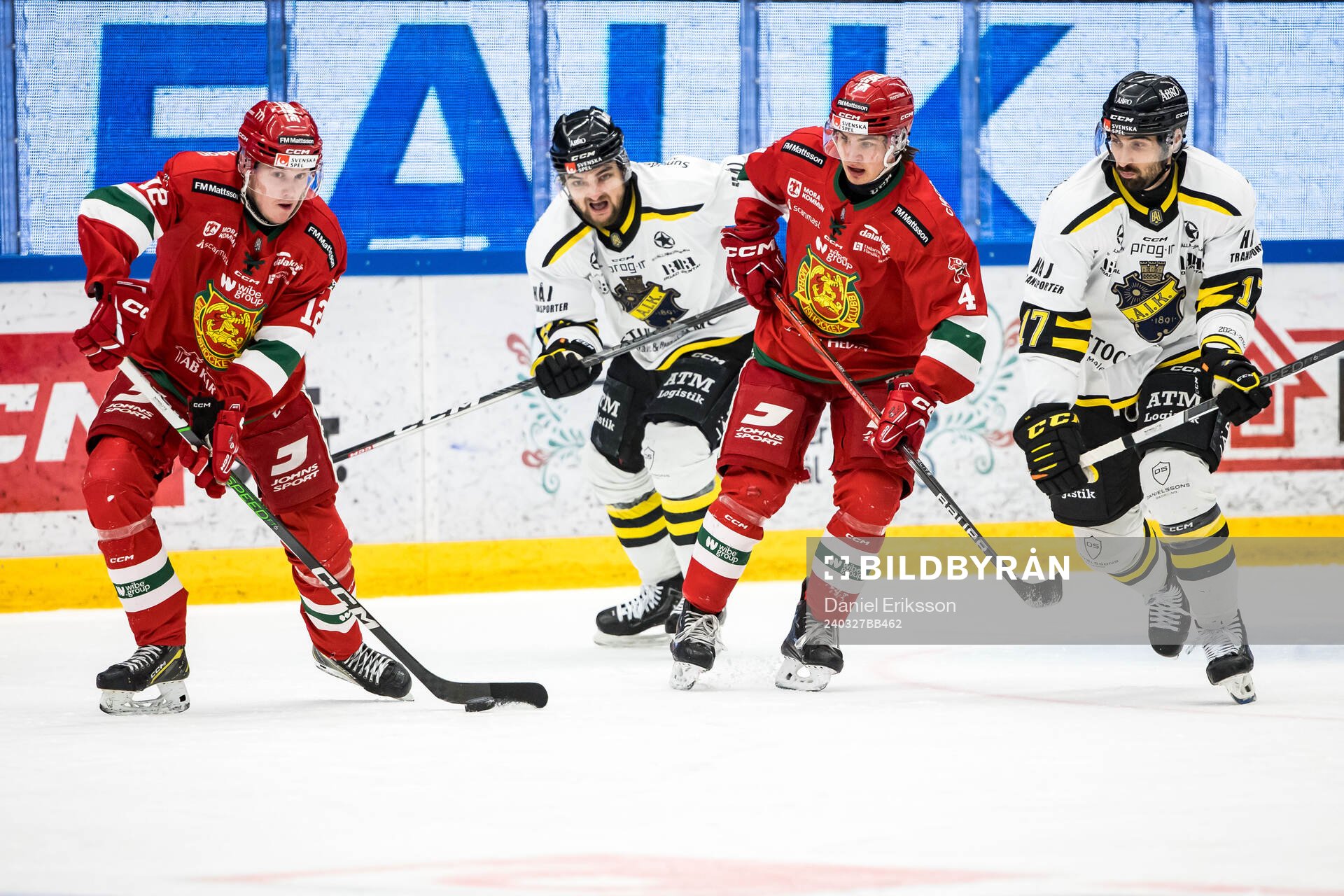 Moras Filip Björkman och Jakob Norén och AIKs Arvid