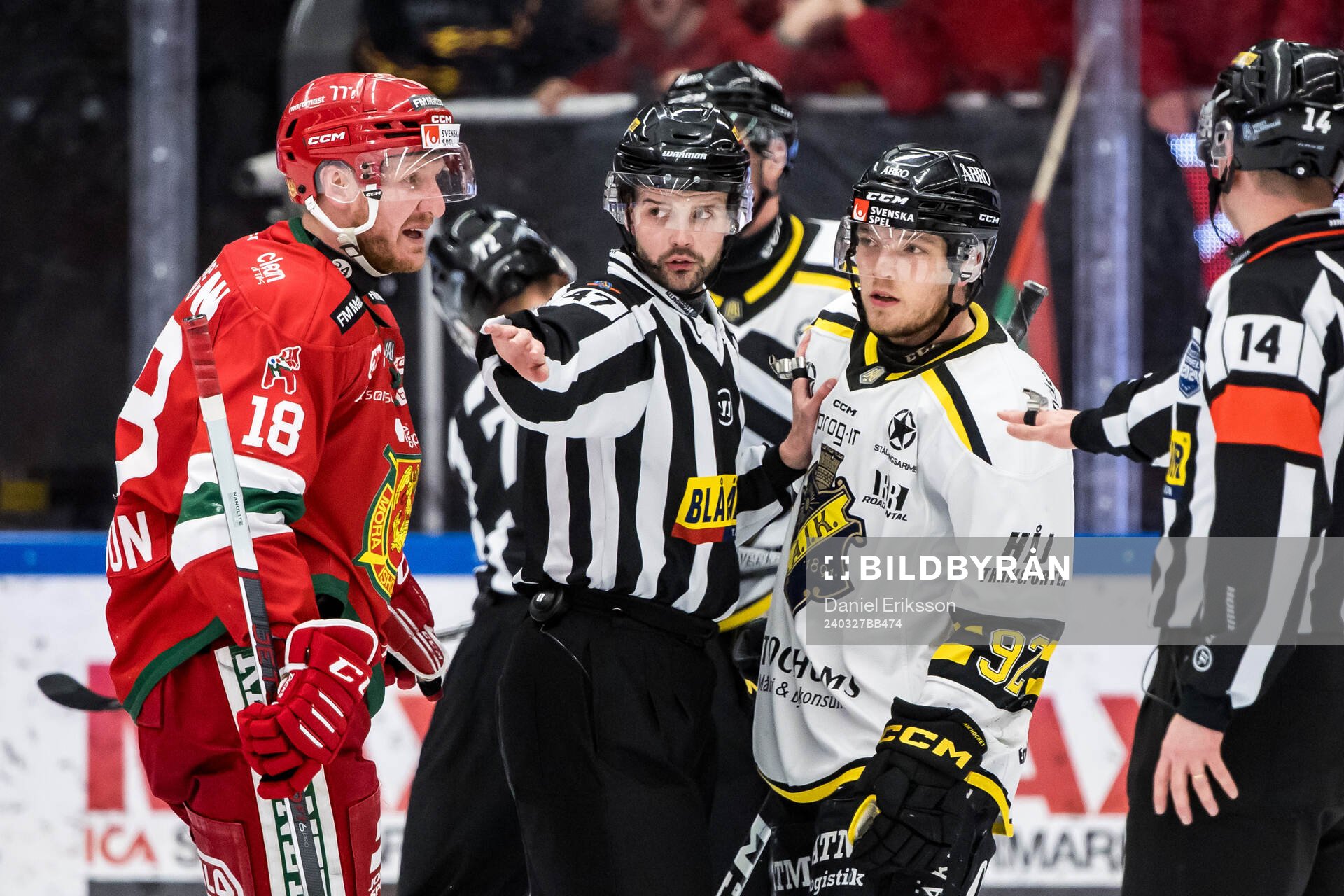 Moras Henrik Eriksson och AIKs Zion Nybeck