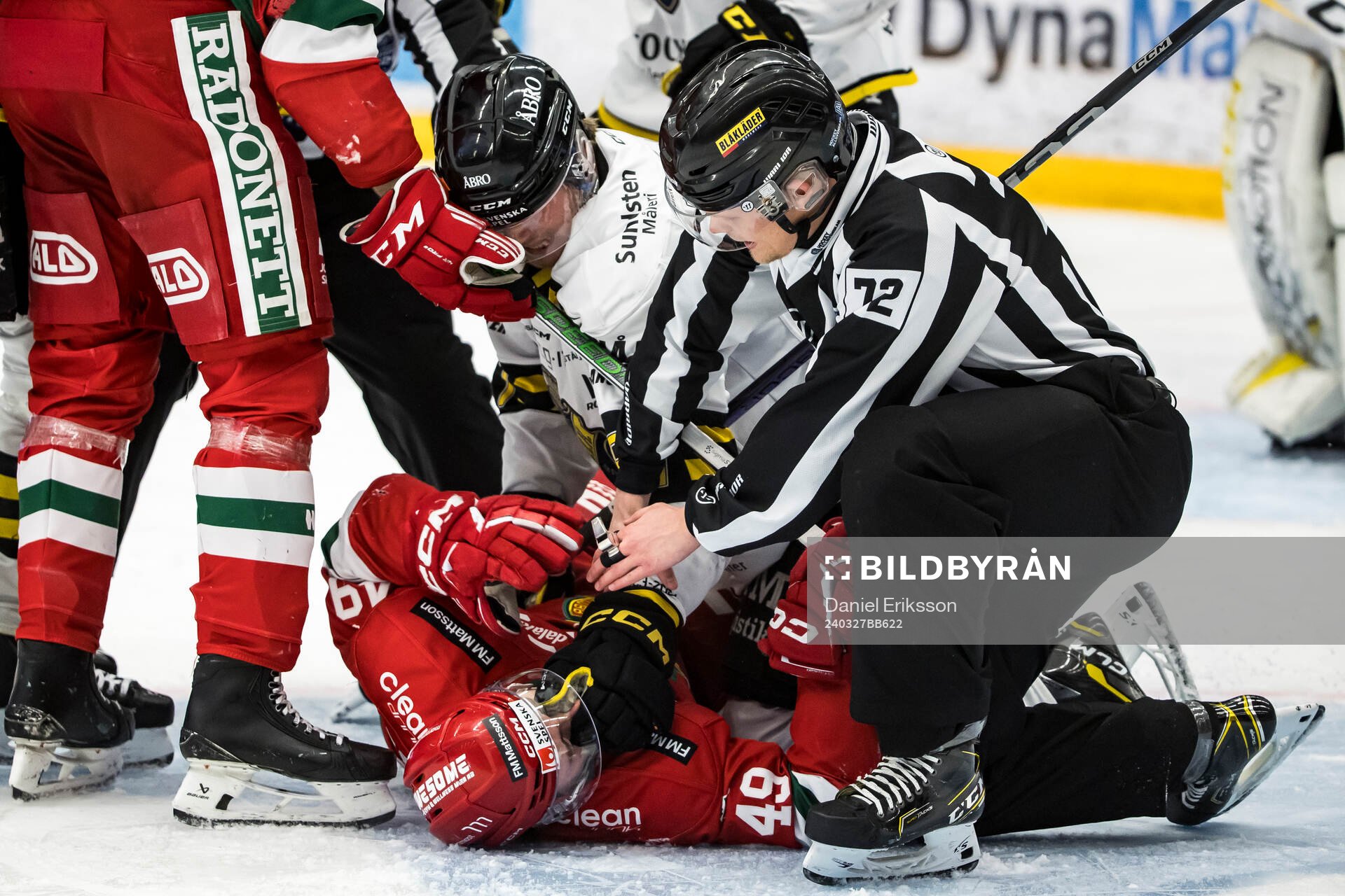 AIKs Alfred Barklund och Moras Noah Steen