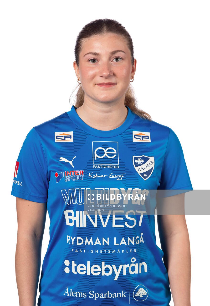 Kalmars Alva Hallengren poserar för ett porträtt den 27 mars 2024 i Kalmar.