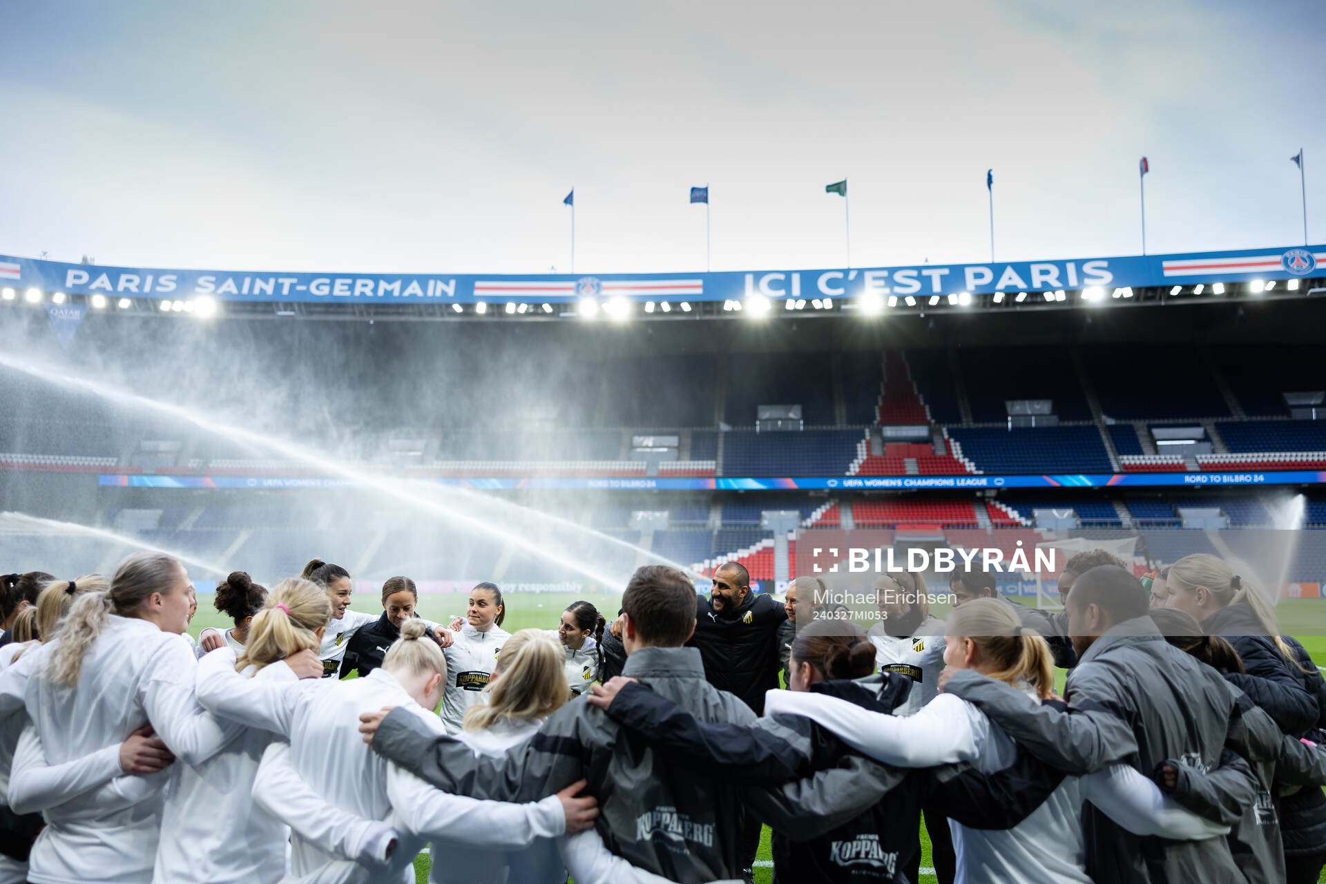 Players and staff of Häcken