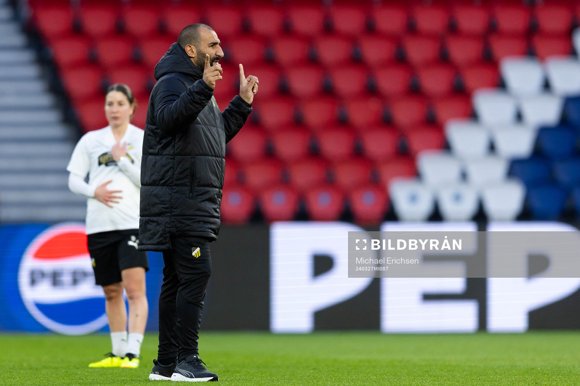 Head coach Mak Lind of Häcken