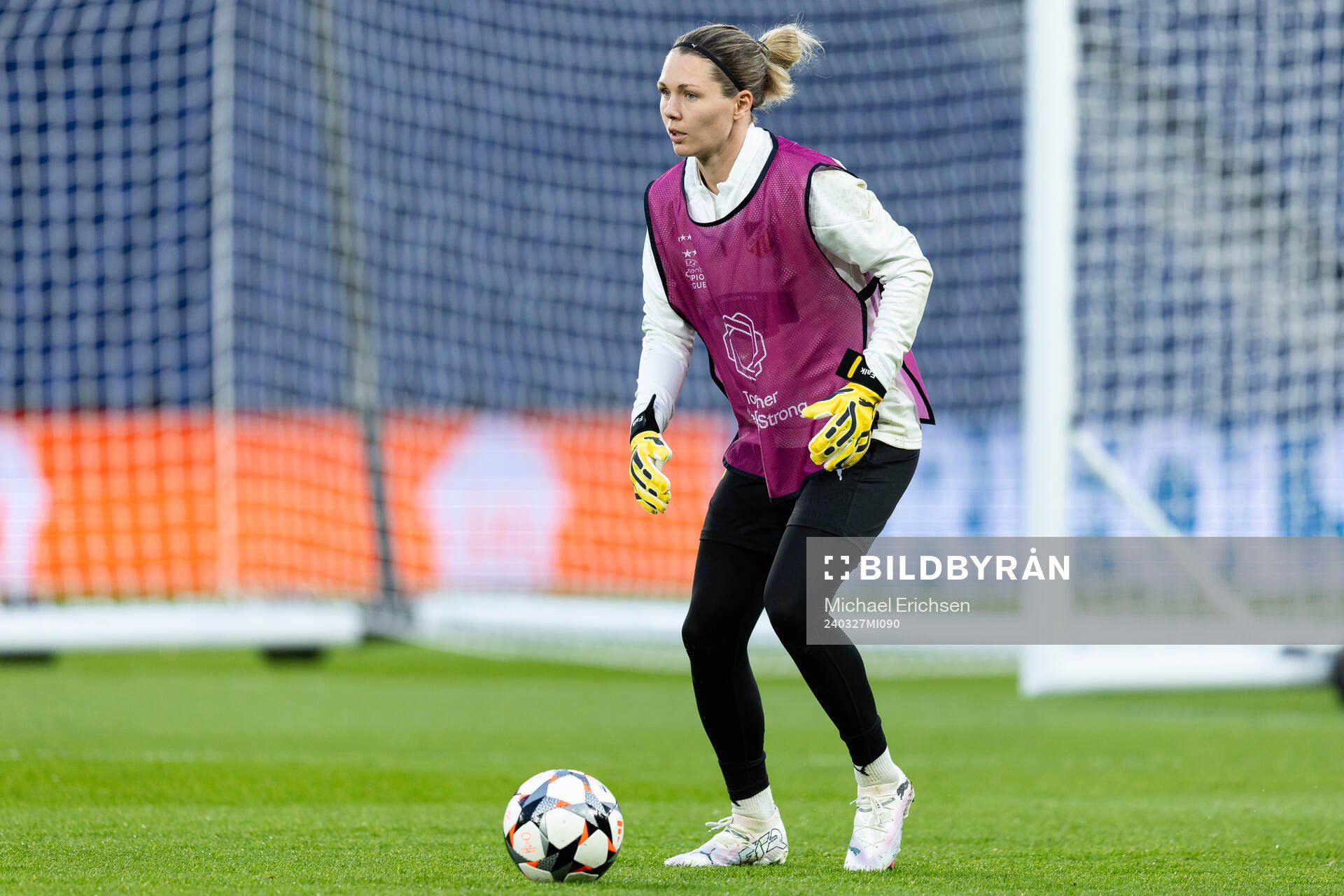 Goalkeeper Jennifer Falk of Häcken