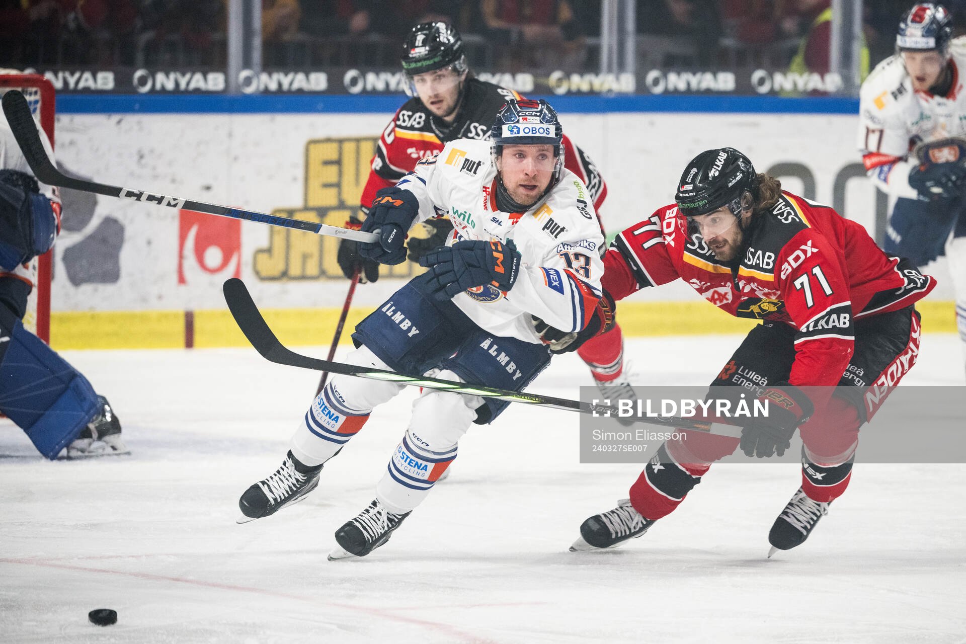 Växjös Dylan McLaughlin och Luleås Adam Brodecki