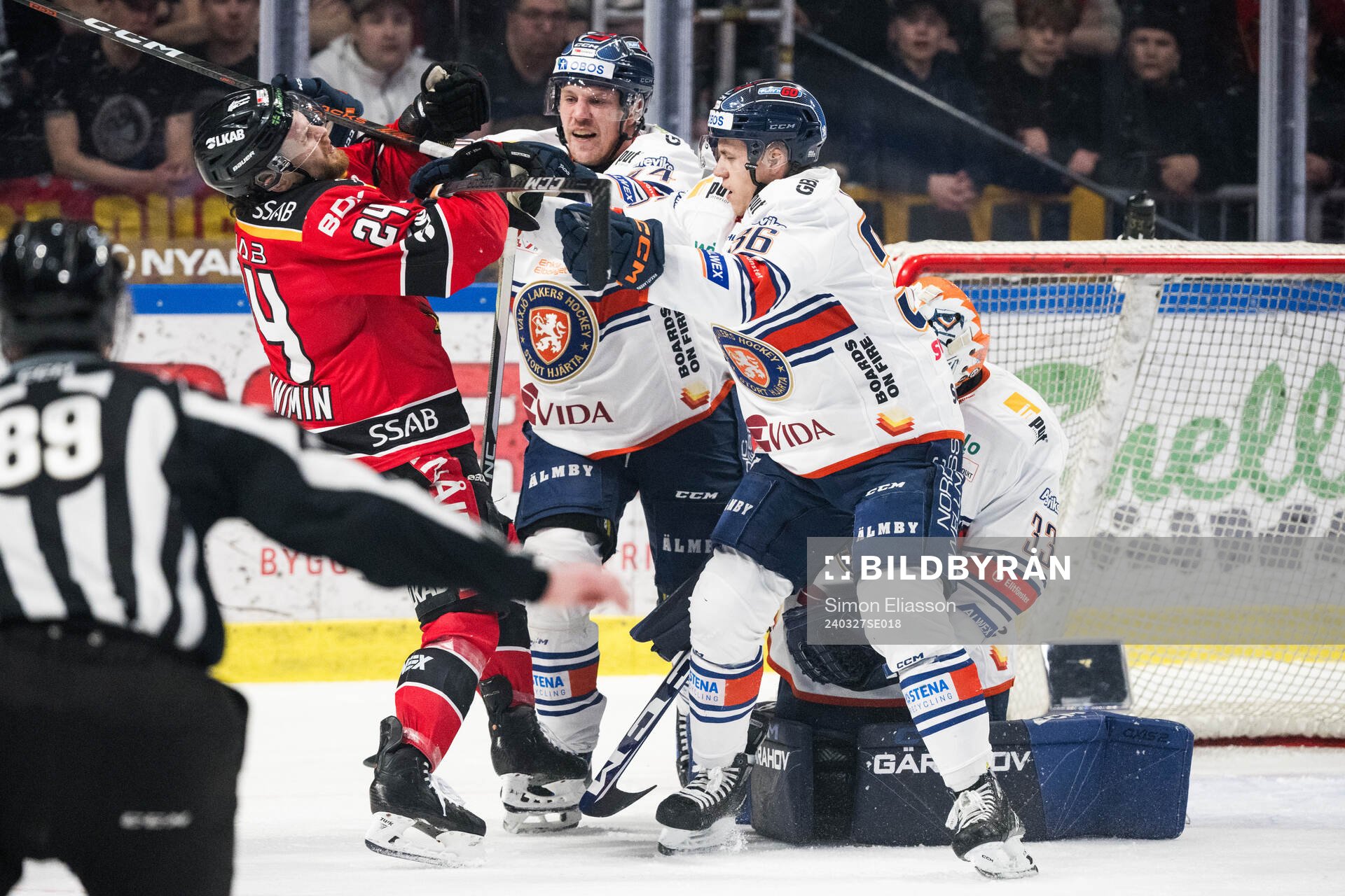 Växjös Joel Persson och Luleås Brendan Shinnimin