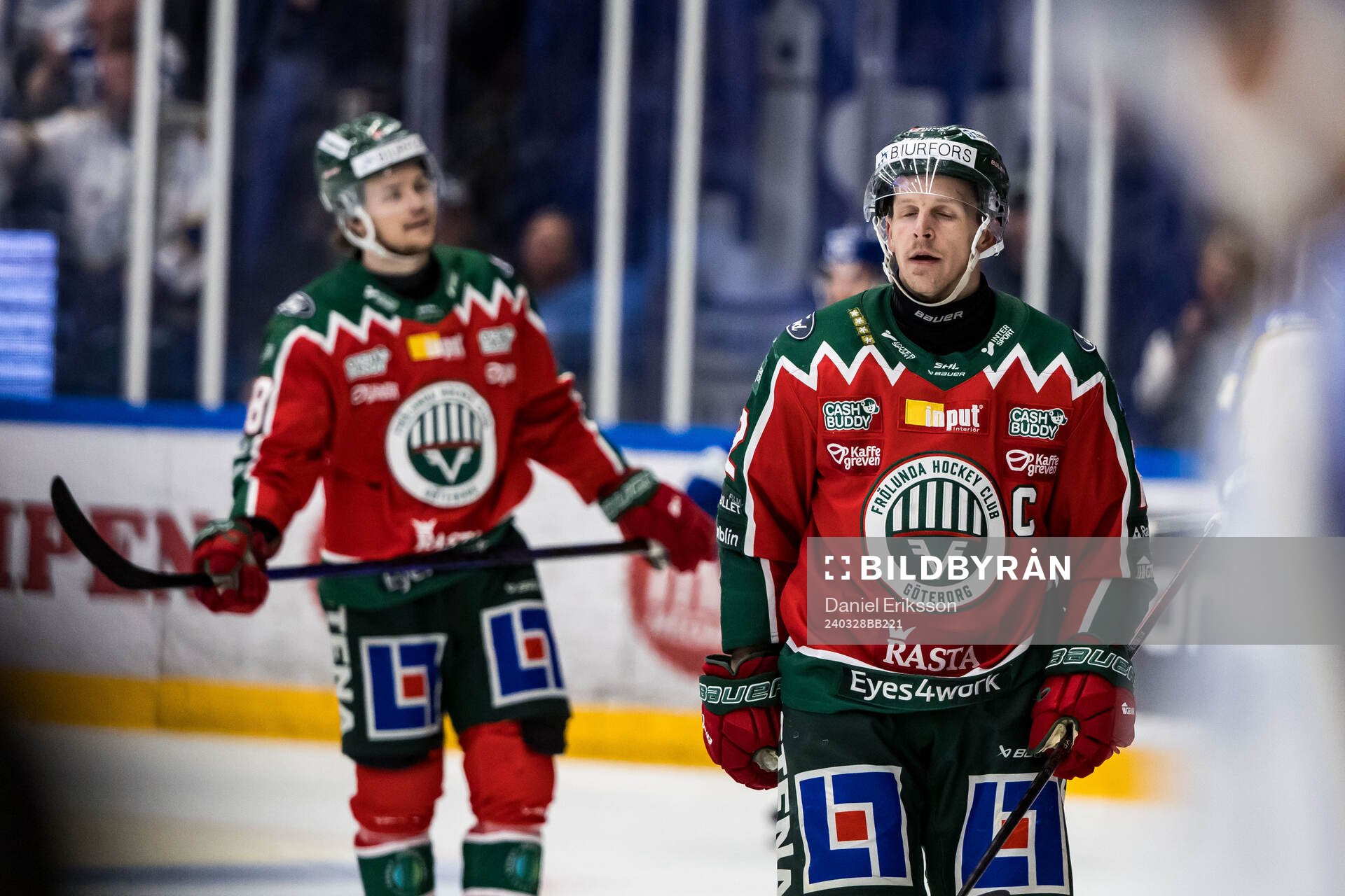 Frölundas Max Friberg deppar
