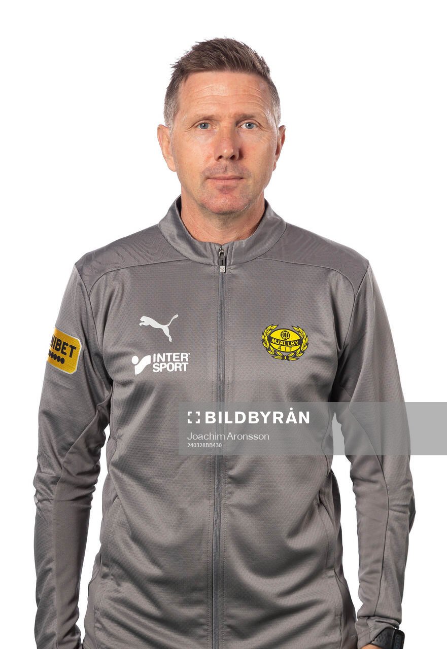 Mjällbys players manager Patrik Andersson