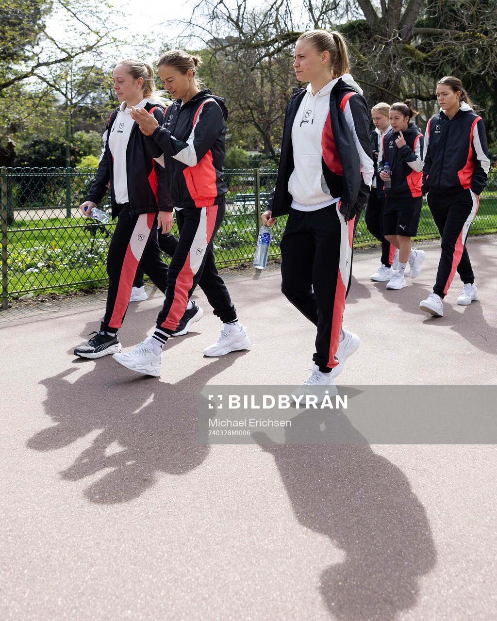 Alice Bergström, Aivi Luik and Katariina Kosola of Häcken