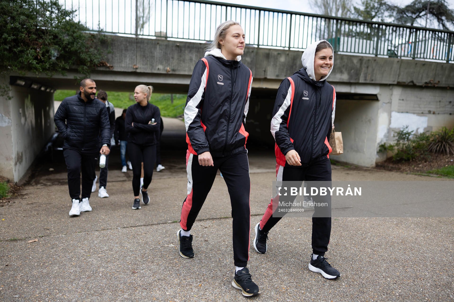 Elma Junttila Nelhage and Hanna Wijk of Häcken