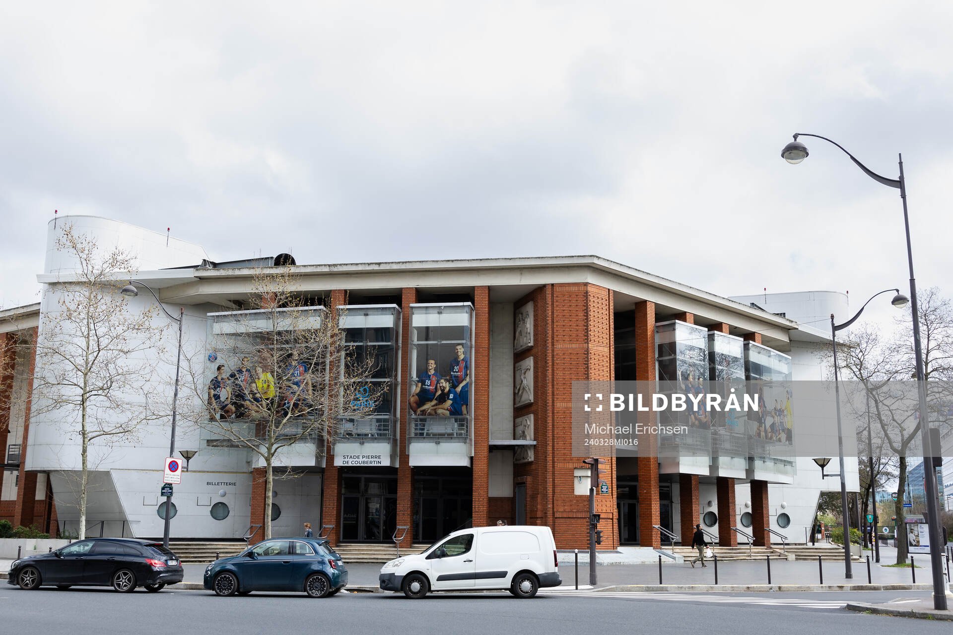 The arena Stade Pierre De Coubertin