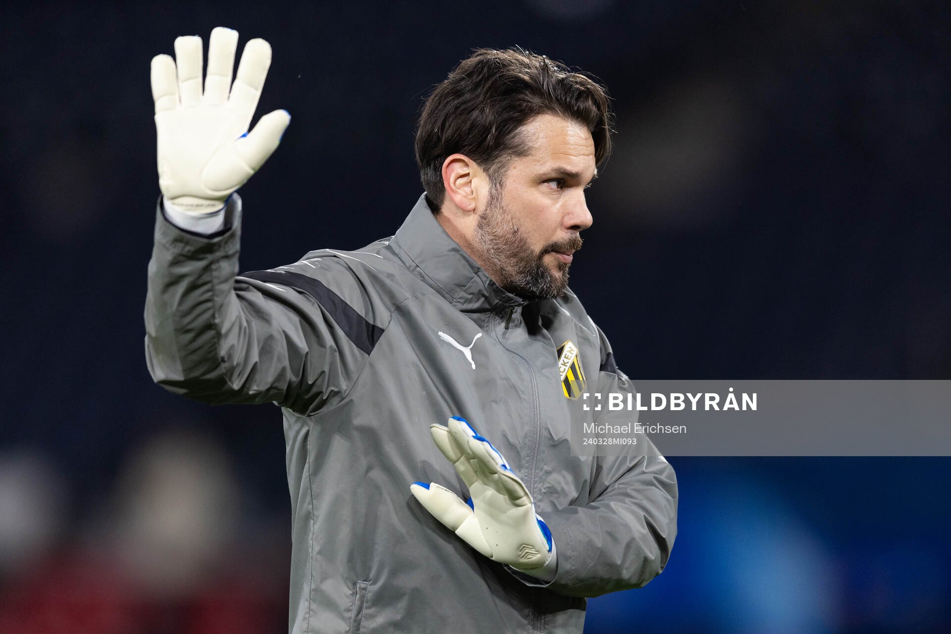 Goalkeeper coach Mattias Gustafsson of Häcken